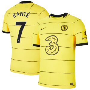 Chelsea Away Vapor Match Shirt 2021-22 with Kanté 7 printing