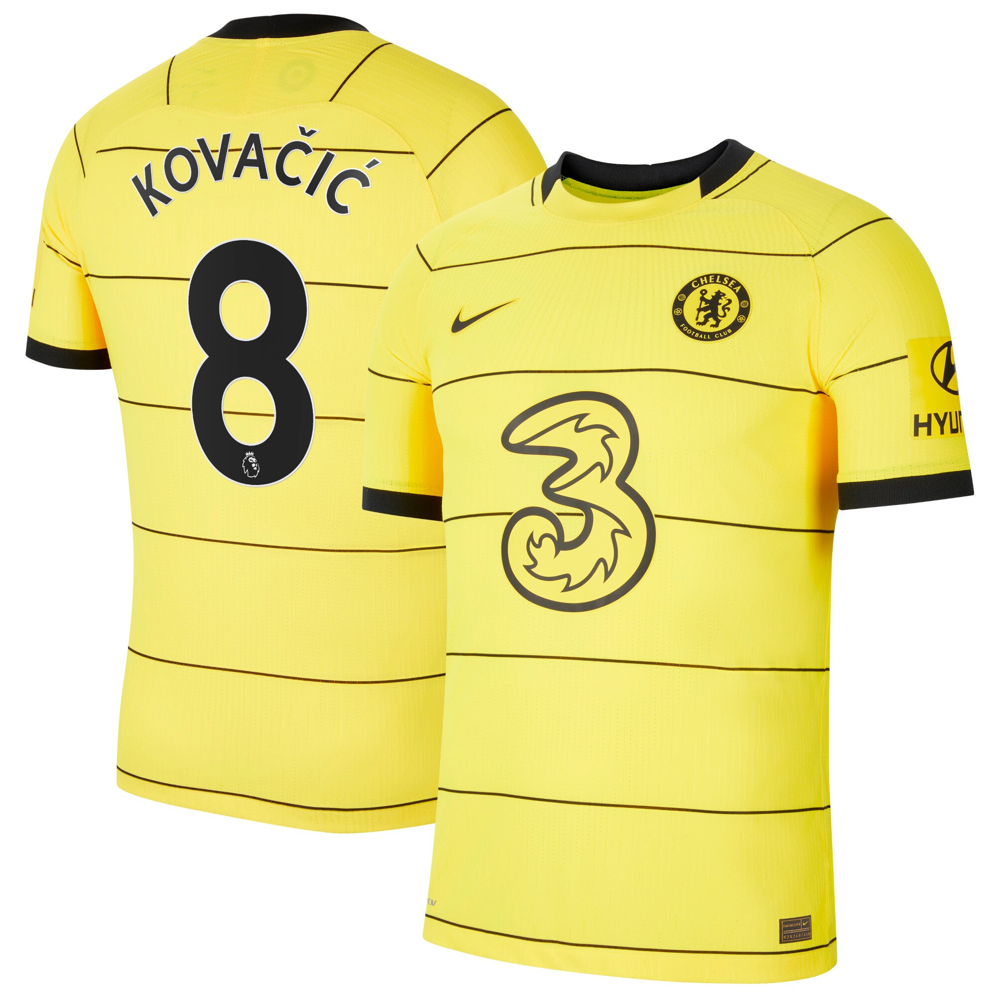 Chelsea Away Vapor Match Shirt 2021-22 with Kovacic 8 printing