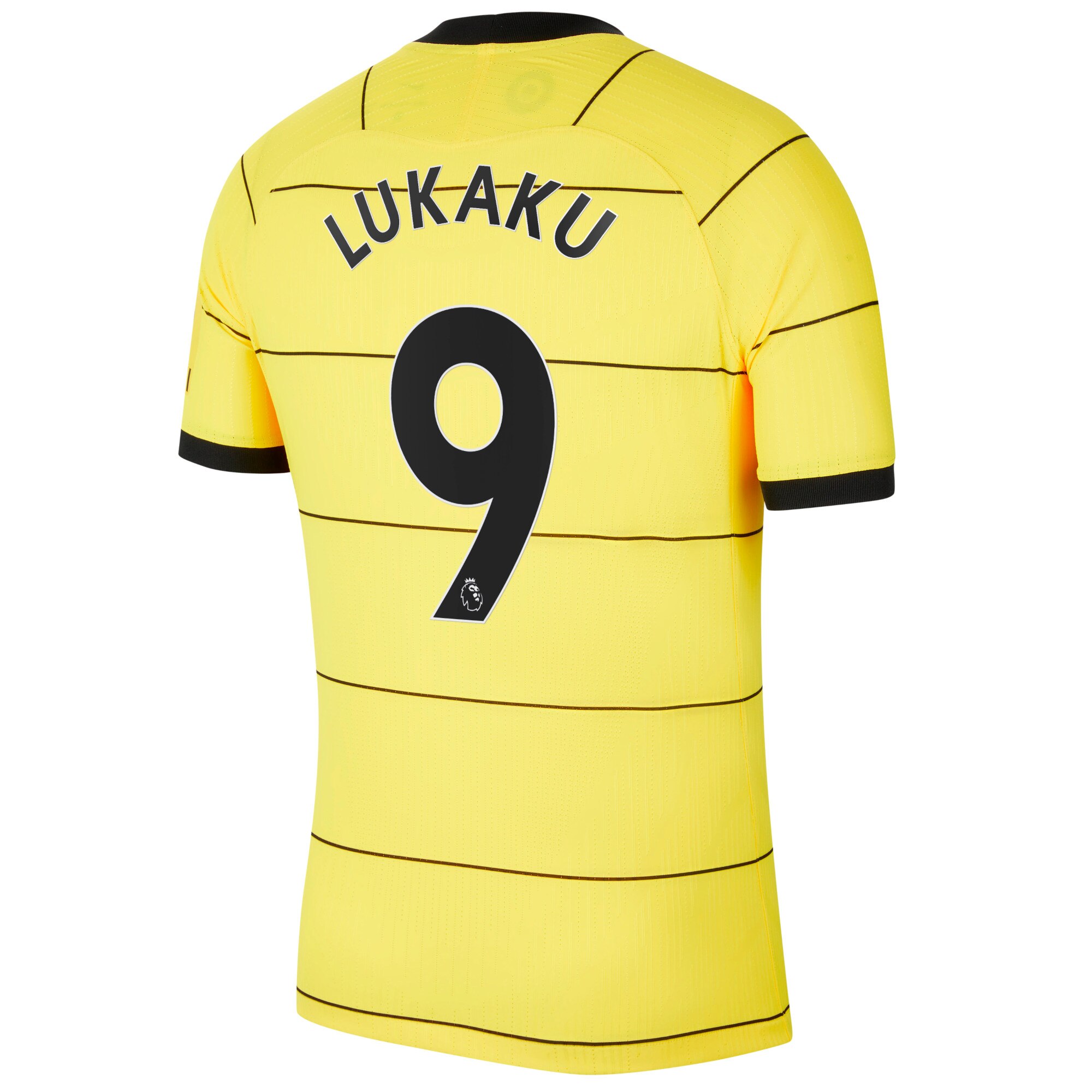 Chelsea Away Vapor Match Shirt 2021-22 with Lukaku 9 printing