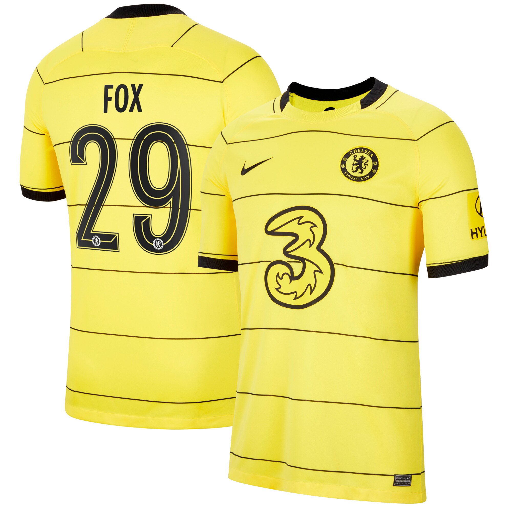 Chelsea Cup Away Stadium Shirt 2021-22 with Fox 29 printing