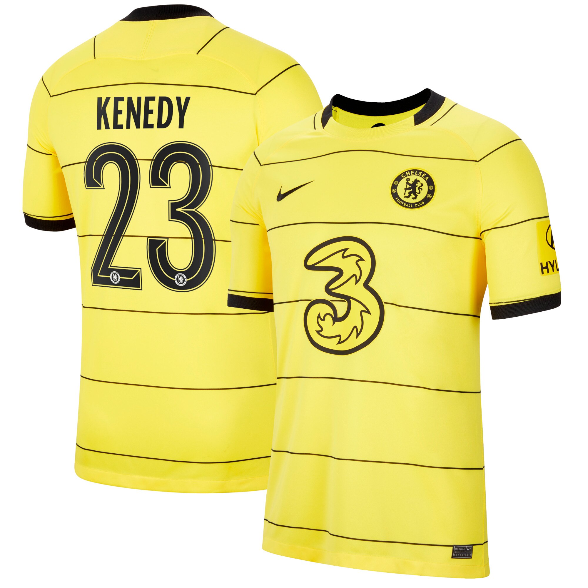 Chelsea Cup Away Stadium Shirt 2021-22 with Kenedy 23 printing