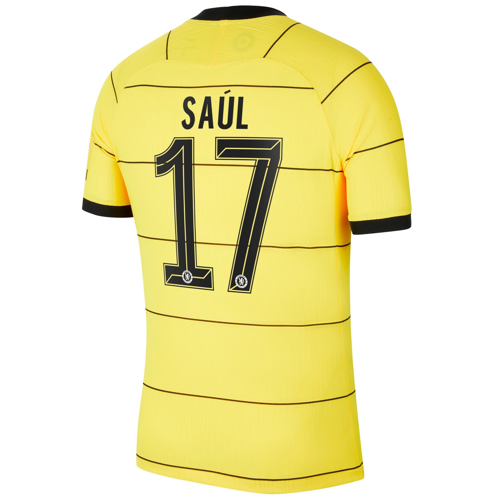 Chelsea Cup Away Vapor Match Shirt 2021-22 with Saúl 17 printing