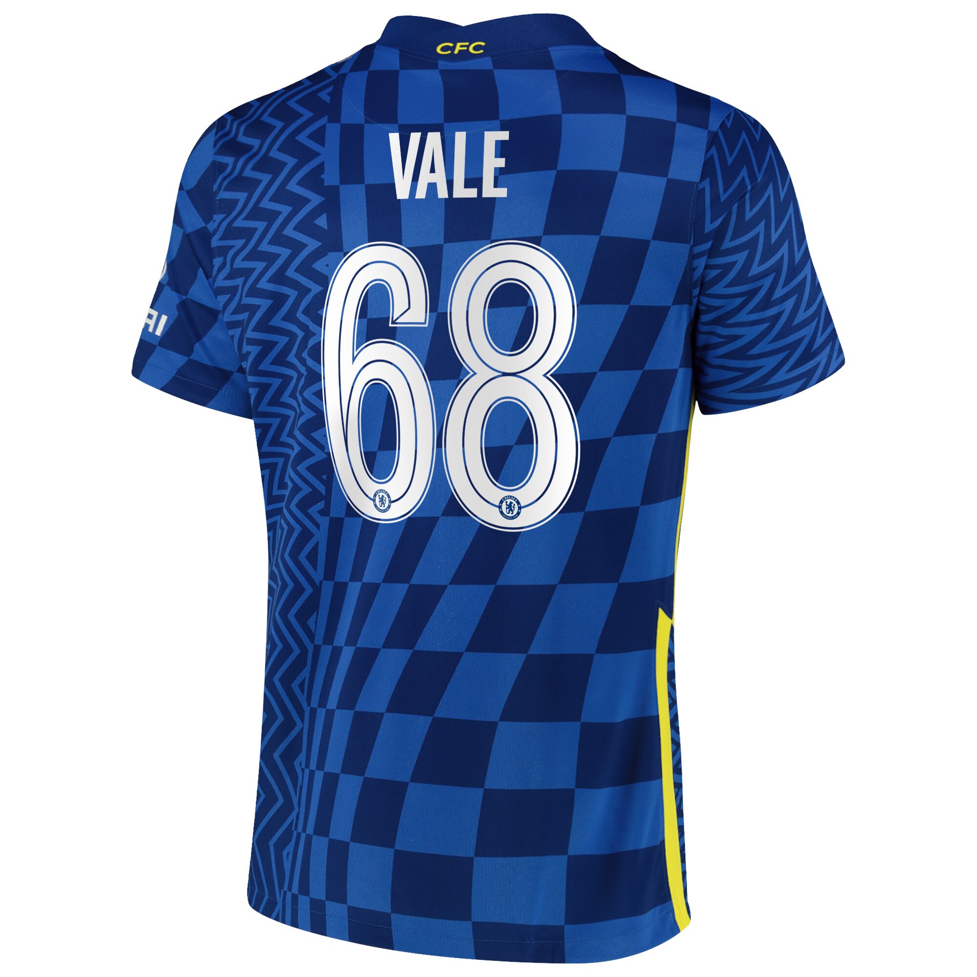 Chelsea Cup Home Stadium Shirt 2021-22 with Vale 68 printing