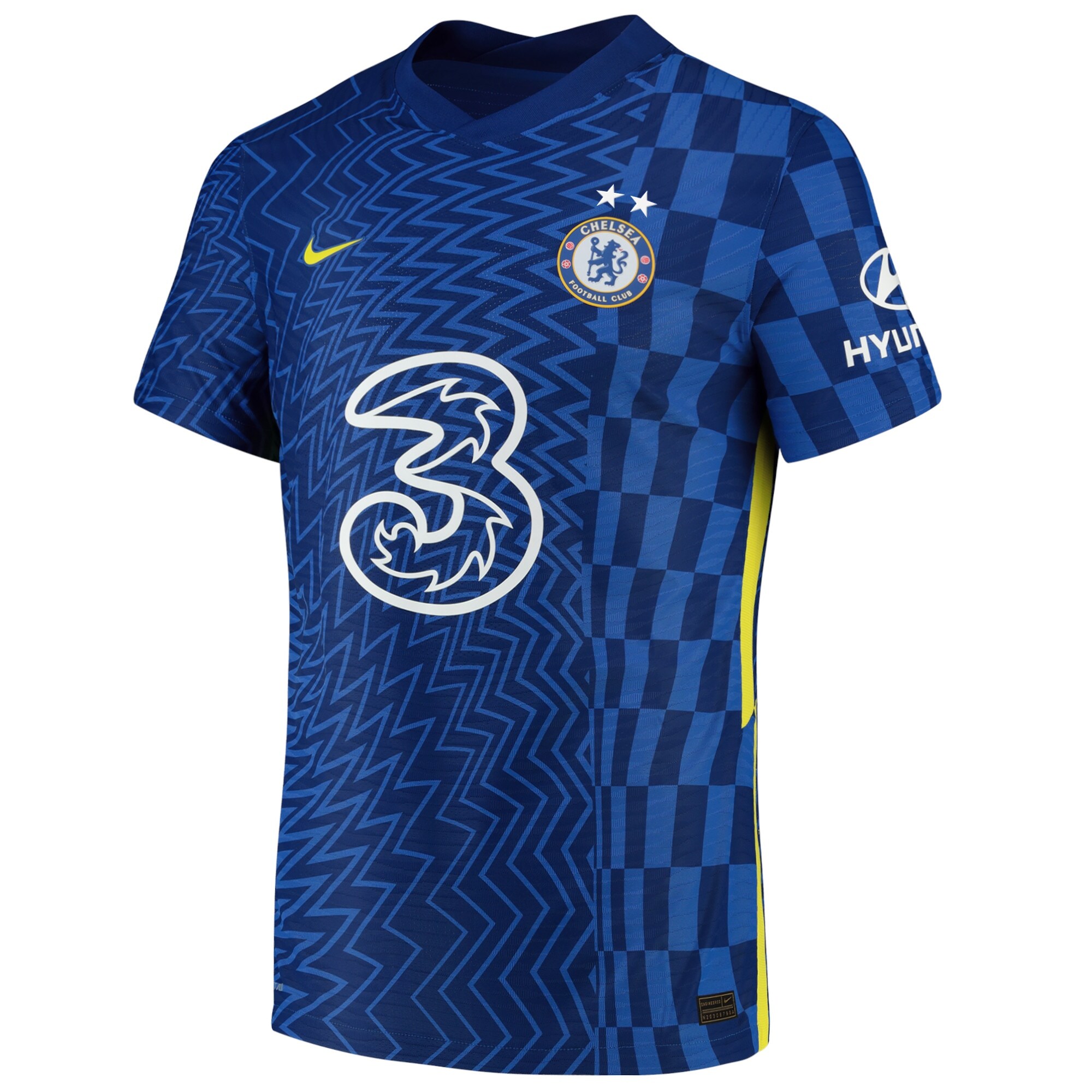 Chelsea Cup Home Vapor Match Shirt 2021-22 with Champions of Europe 21 printing