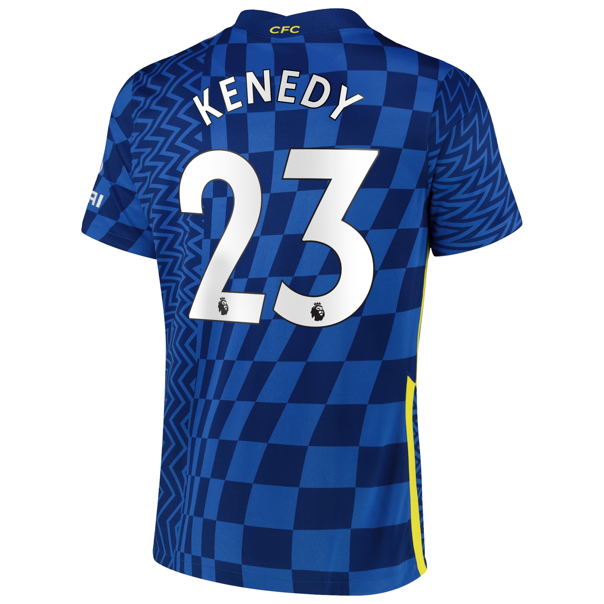 Chelsea Home Stadium Shirt 2021-22 with Kenedy 23 printing