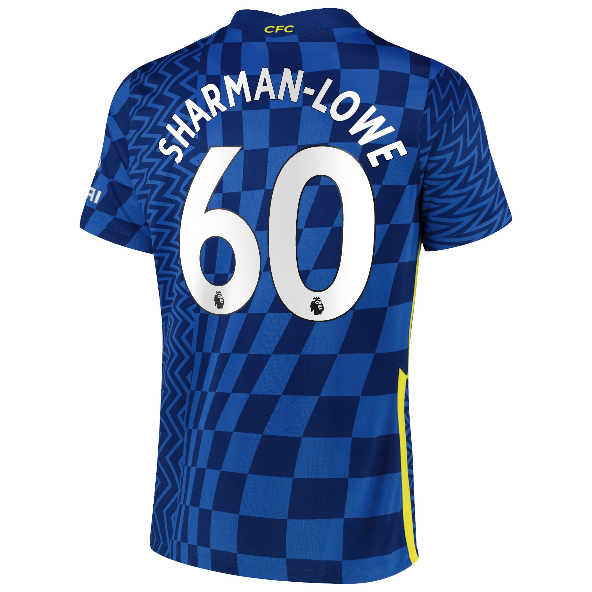 Chelsea Home Stadium Shirt 2021-22 with Sharman-lowe 60 printing