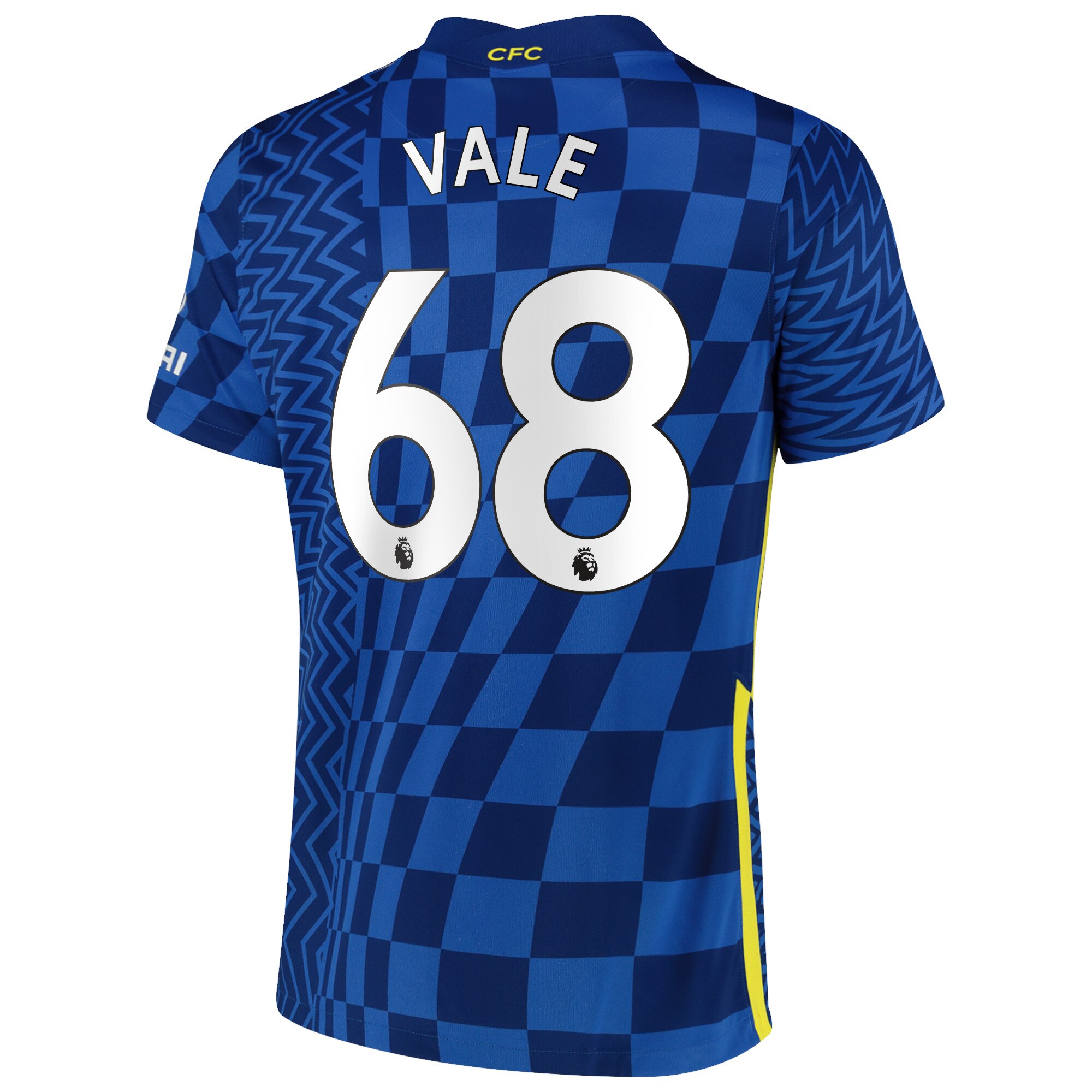 Chelsea Home Stadium Shirt 2021-22 with Vale 68 printing