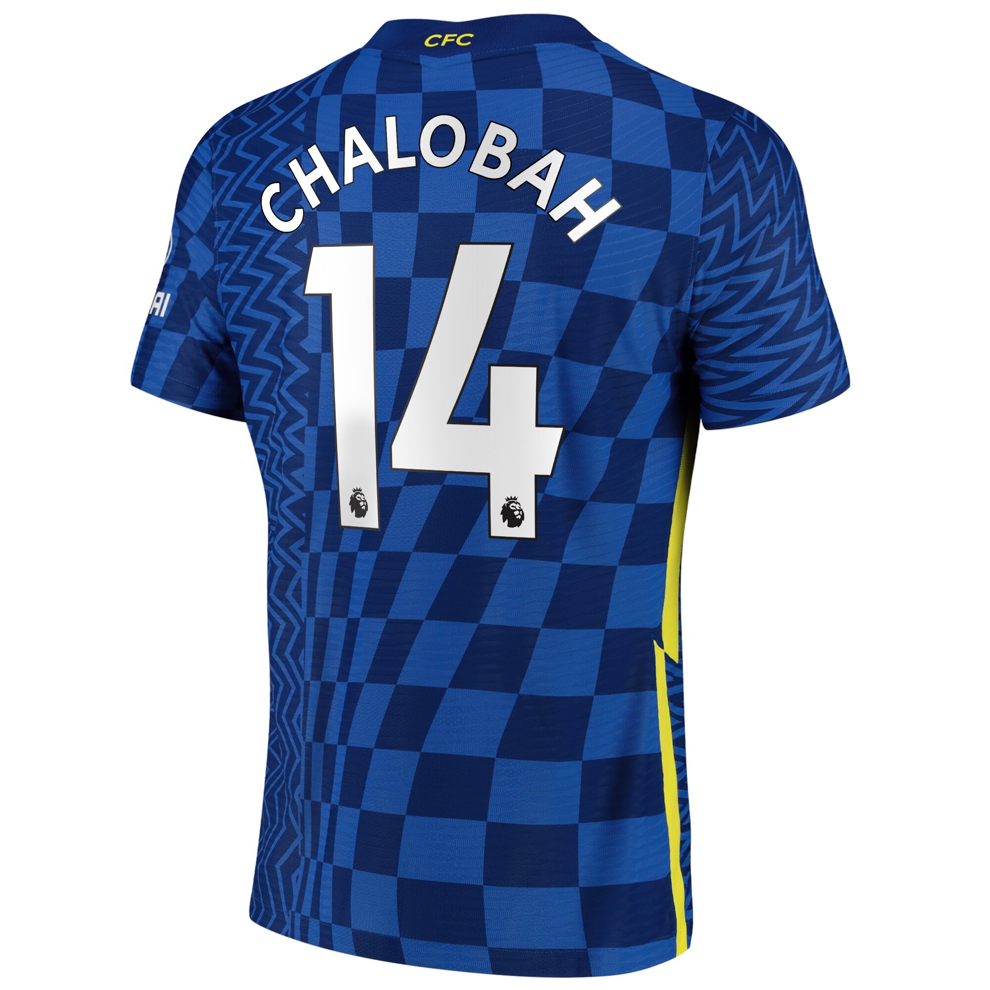 Chelsea Home Vapor Match Shirt 2021-22 with Chalobah 14 printing
