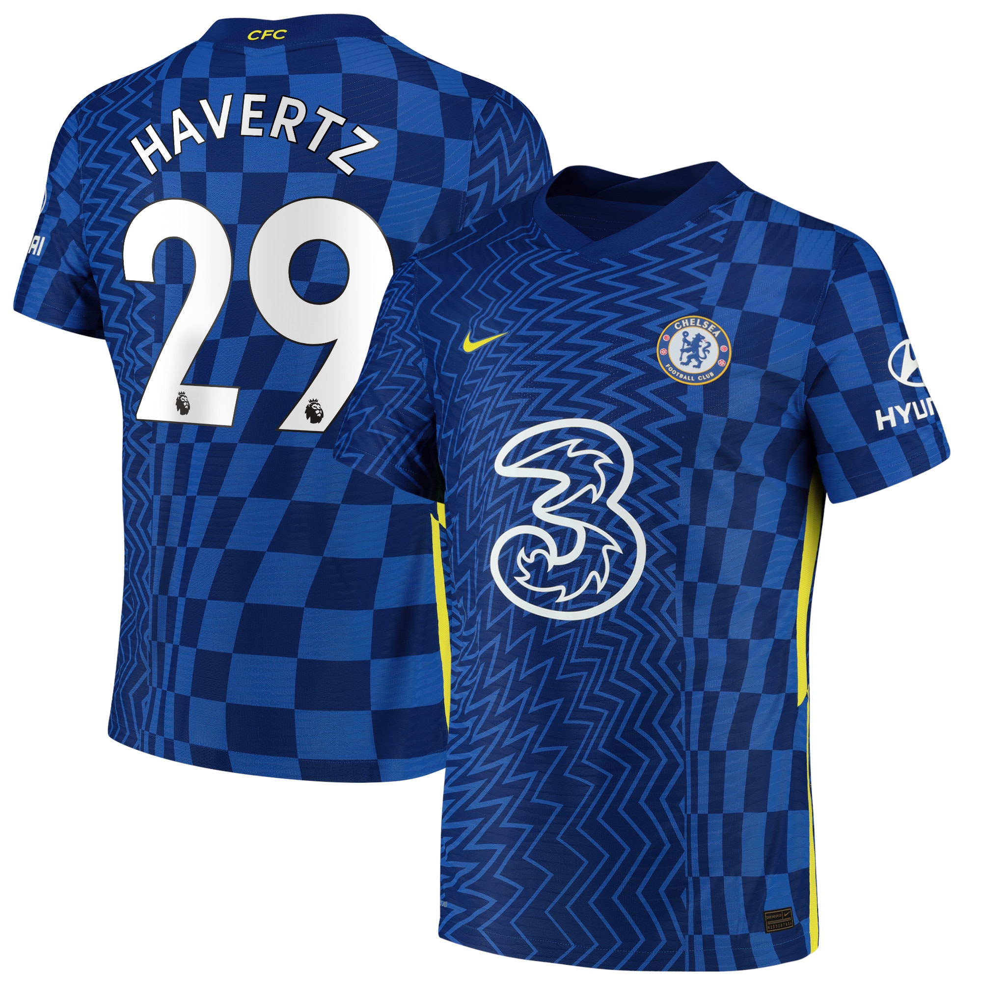 Chelsea Home Vapor Match Shirt 2021-22 with Havertz 29 printing