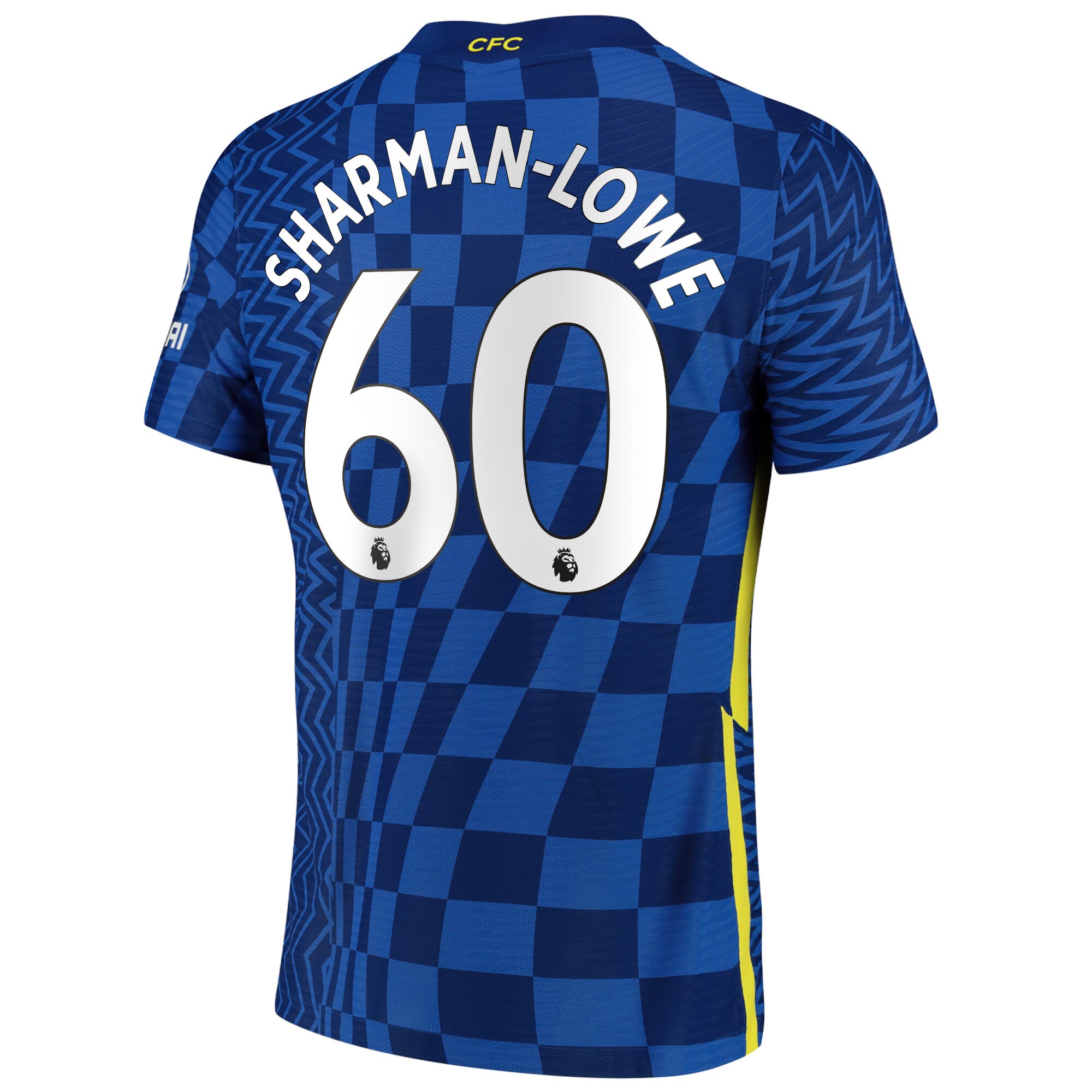 Chelsea Home Vapor Match Shirt 2021-22 with Sharman-lowe 60 printing