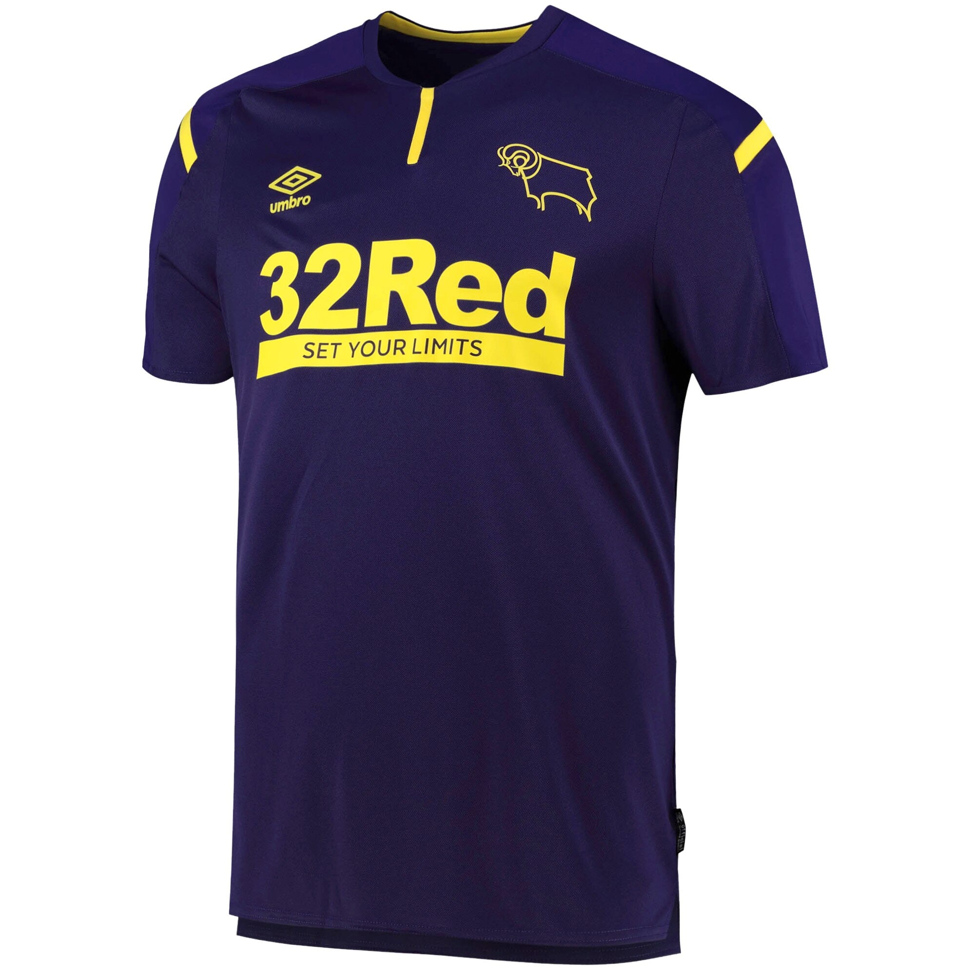 Derby County Third Shirt 2021-22 with Józwiak 7 printing