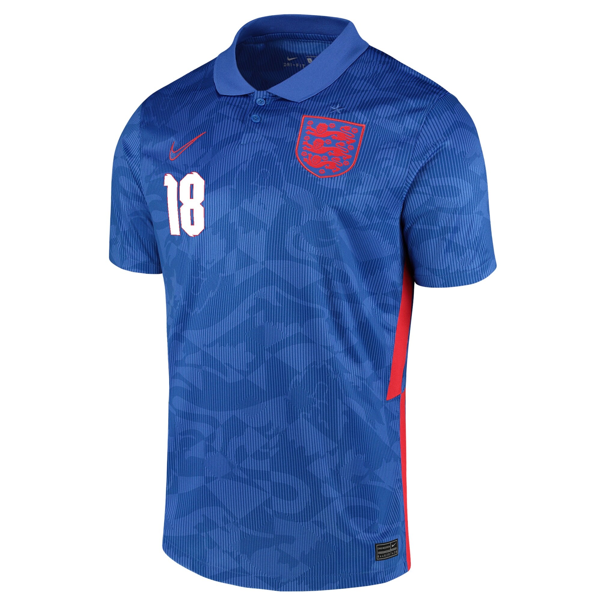 England Away Stadium Shirt 2020-22 with Calvert-Lewin 18 printing