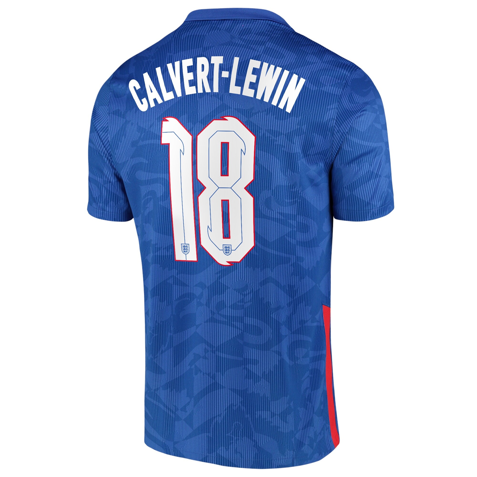 England Away Stadium Shirt 2020-22 with Calvert-Lewin 18 printing