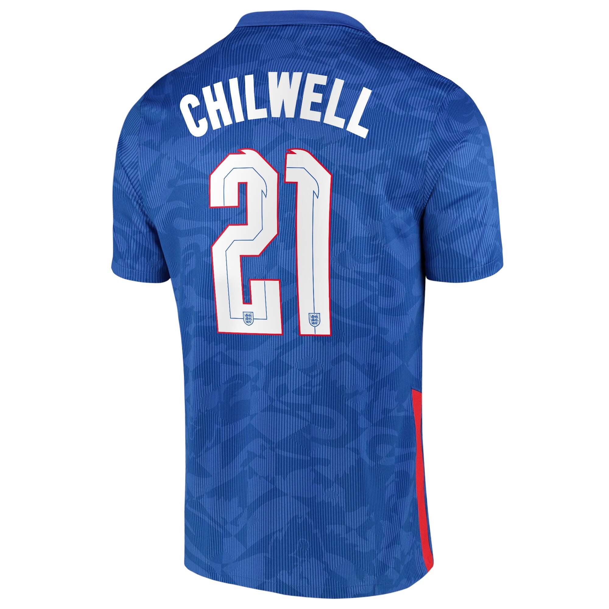 England Away Stadium Shirt 2020-22 with Chilwell 21 printing
