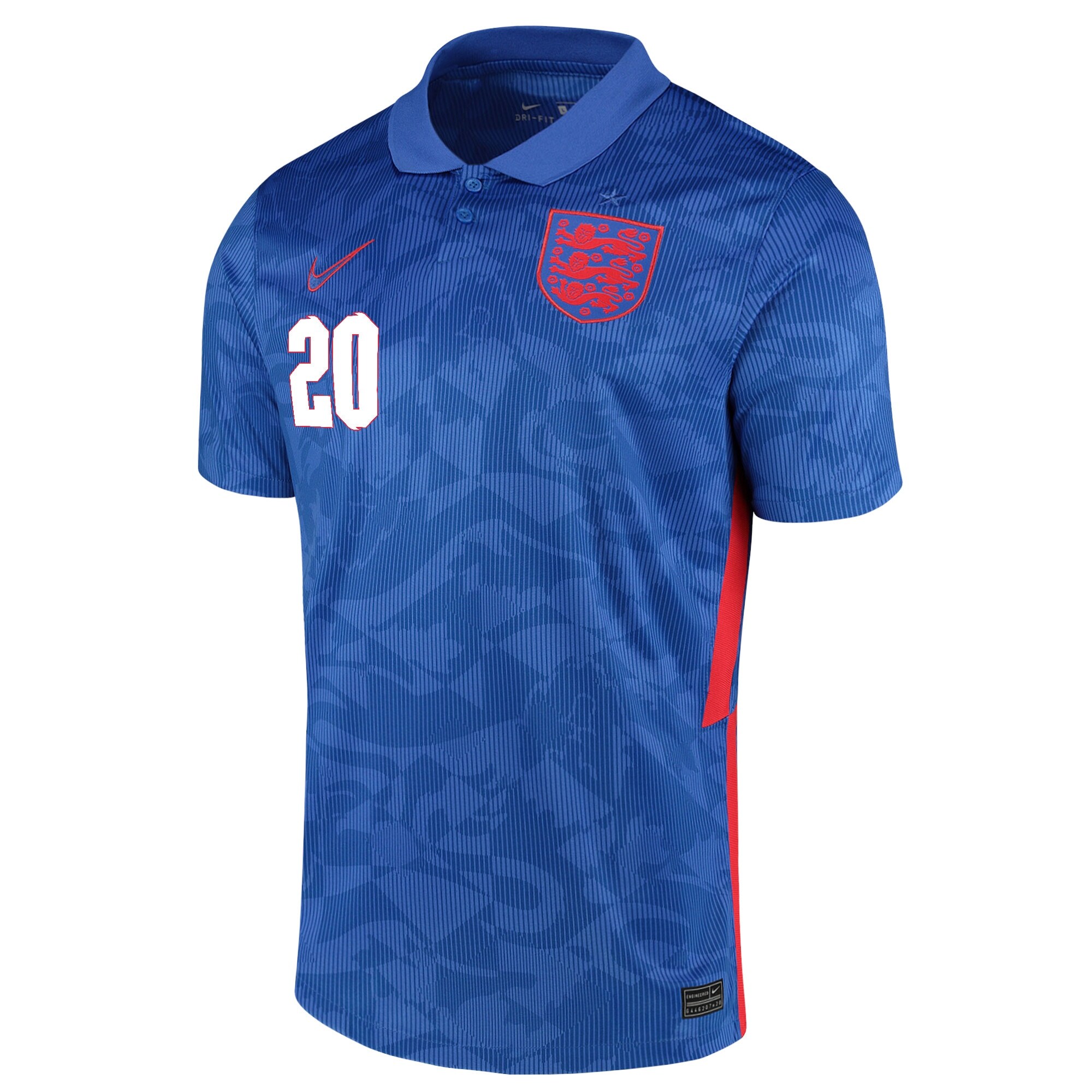 England Away Stadium Shirt 2020-22 with Foden 20 printing