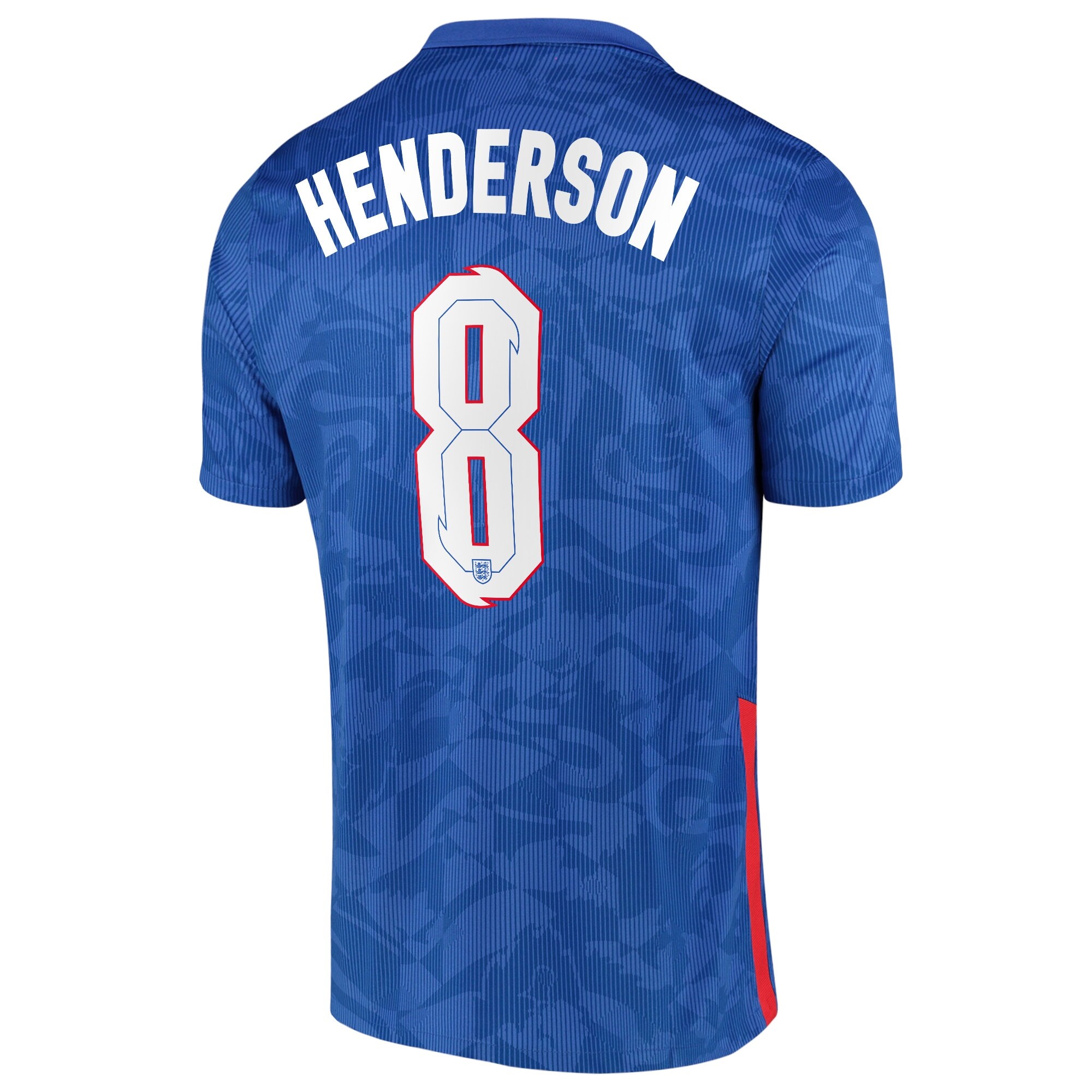 England Away Stadium Shirt 2020-22 with Henderson 8 printing