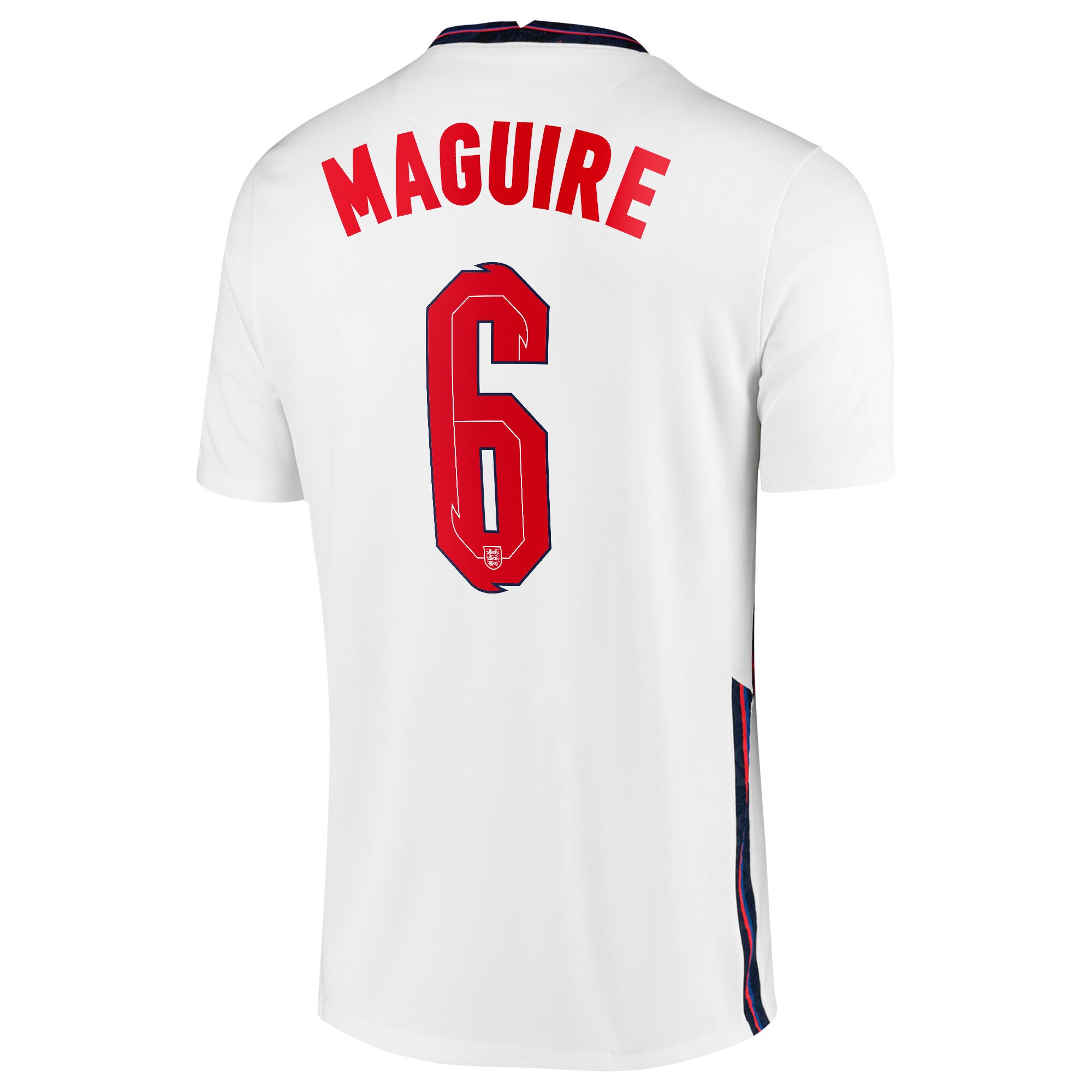 England Home Stadium Shirt 2020-22 with Maguire 6 printing