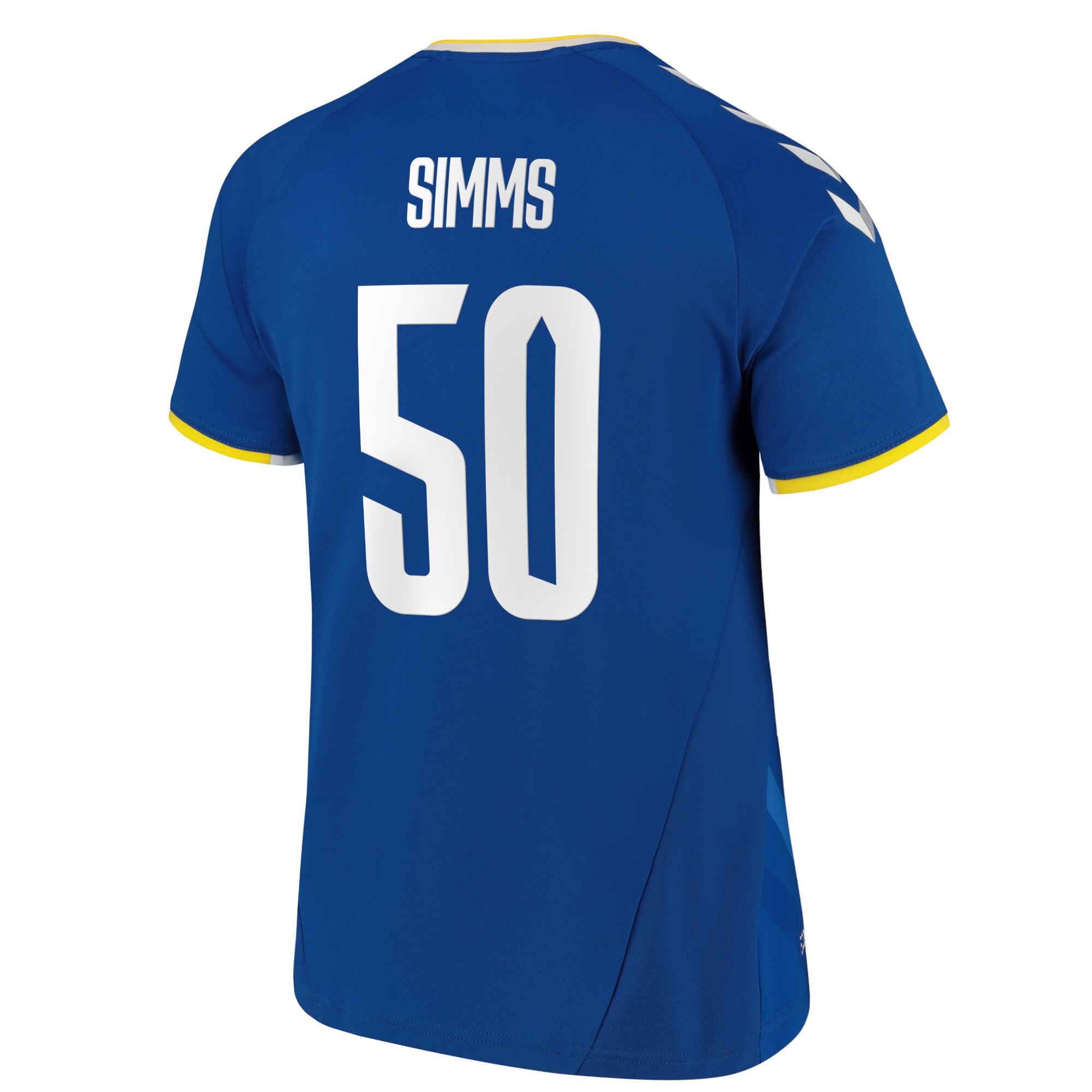 Everton Cup Home Shirt - 2021-22 with Simms 50 printing