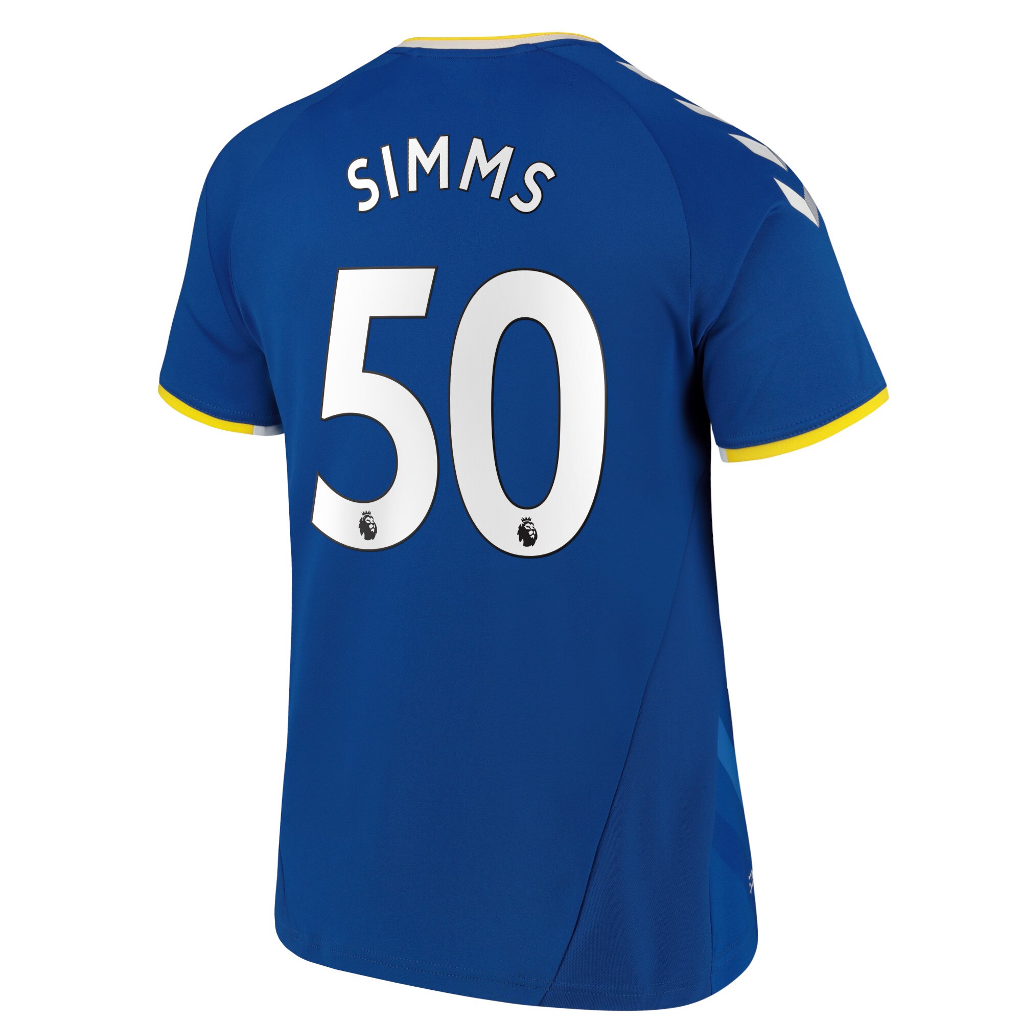 Everton Home Shirt - 2021-22 with Simms 50 printing