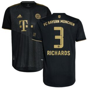 FC Bayern Away Authentic Shirt 2021-22 with O. Richards 3 printing