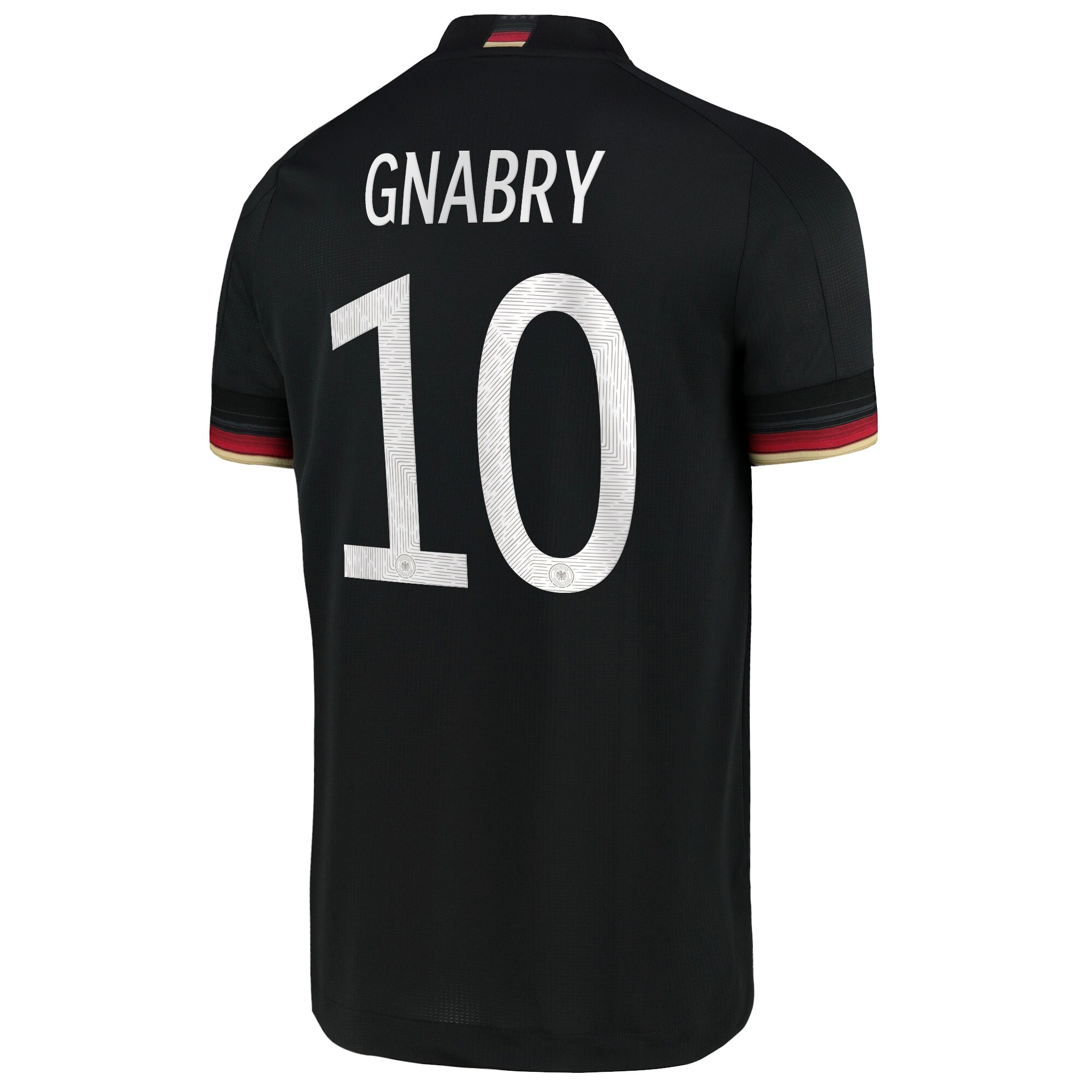 Germany Authentic Away Shirt 2021-22 with Gnabry 10 printing