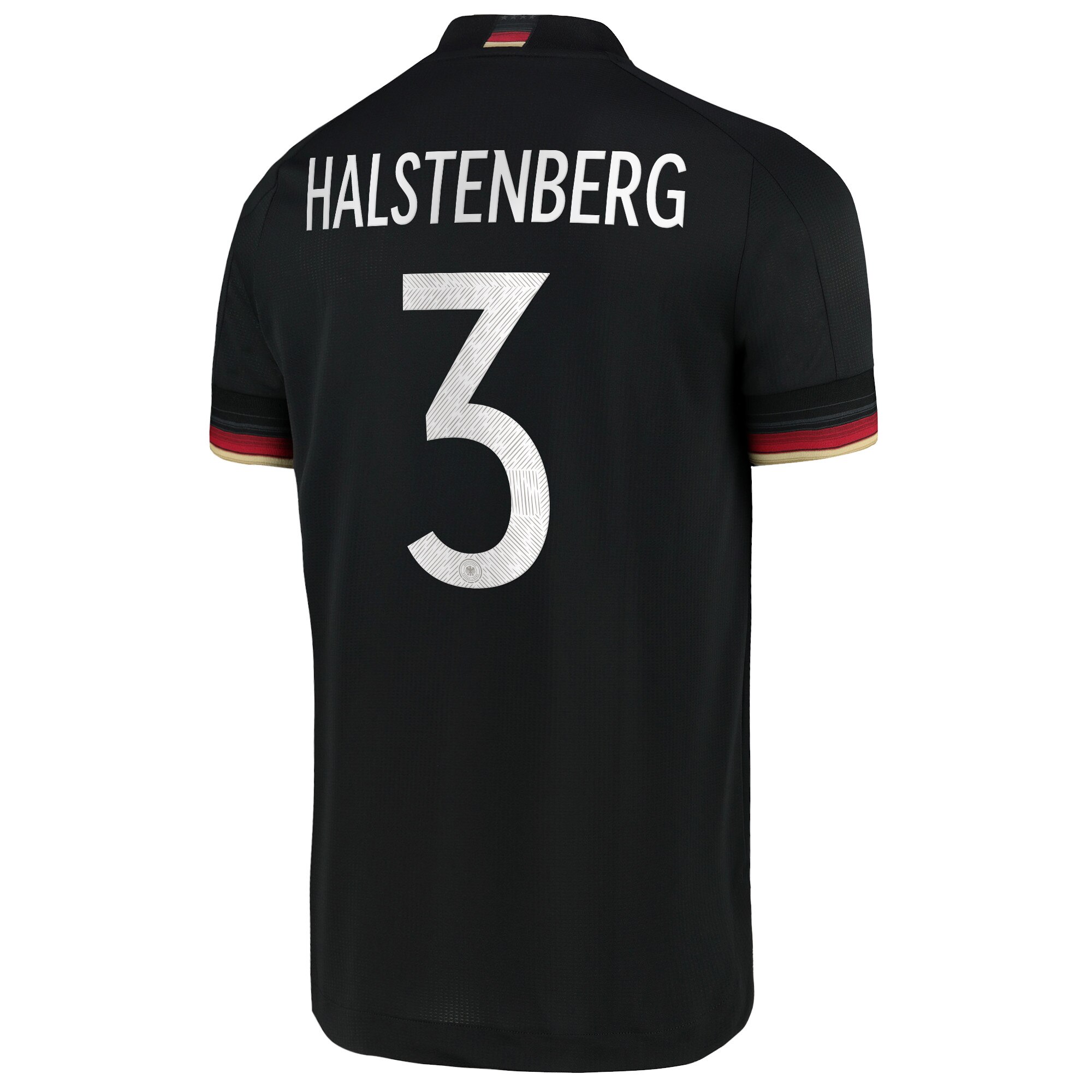Germany Authentic Away Shirt 2021-22 with Halstenberg 3 printing