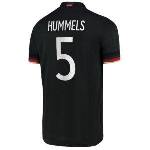 Germany Authentic Away Shirt 2021-22 with Hummels 5 printing