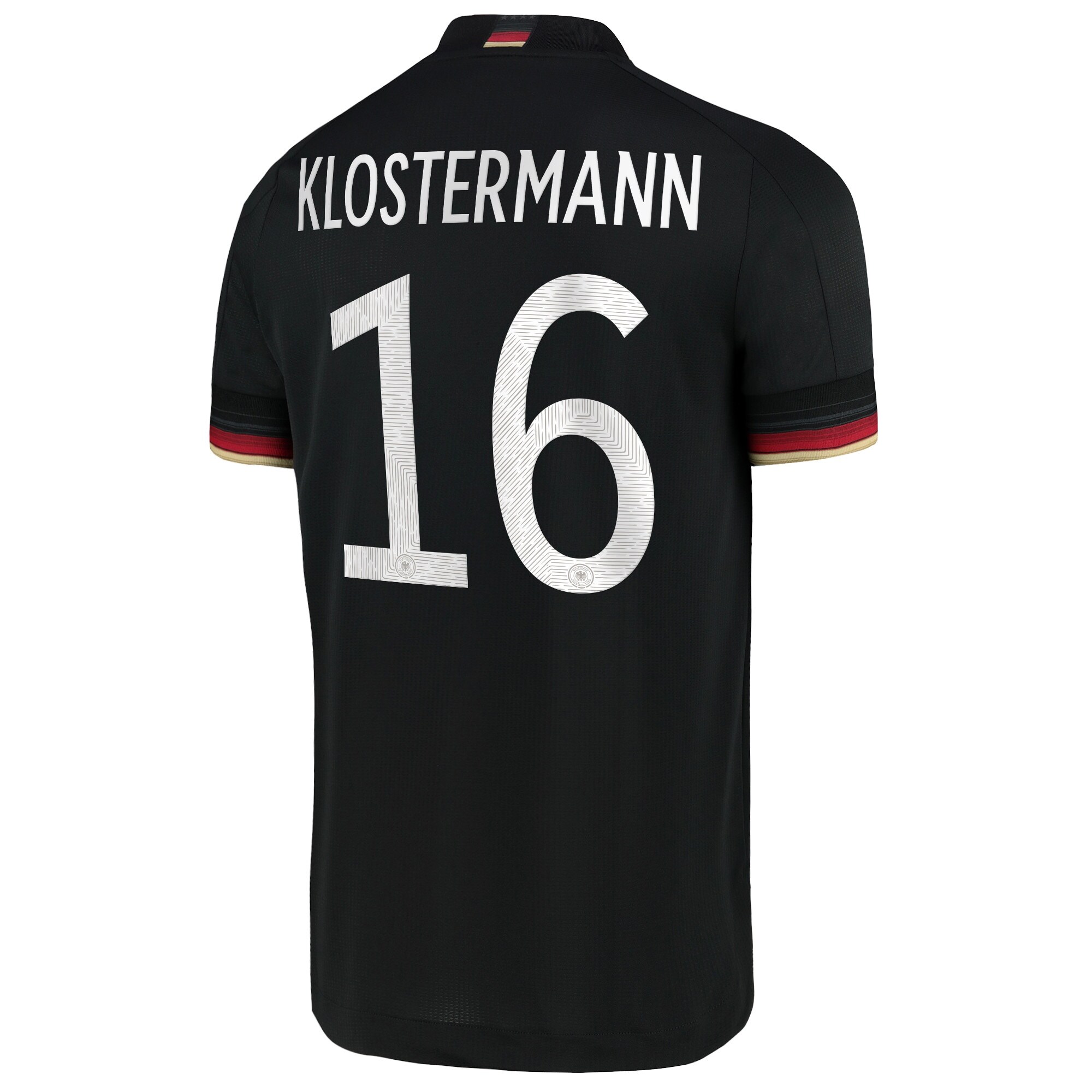 Germany Authentic Away Shirt 2021-22 with Klostermann 16 printing