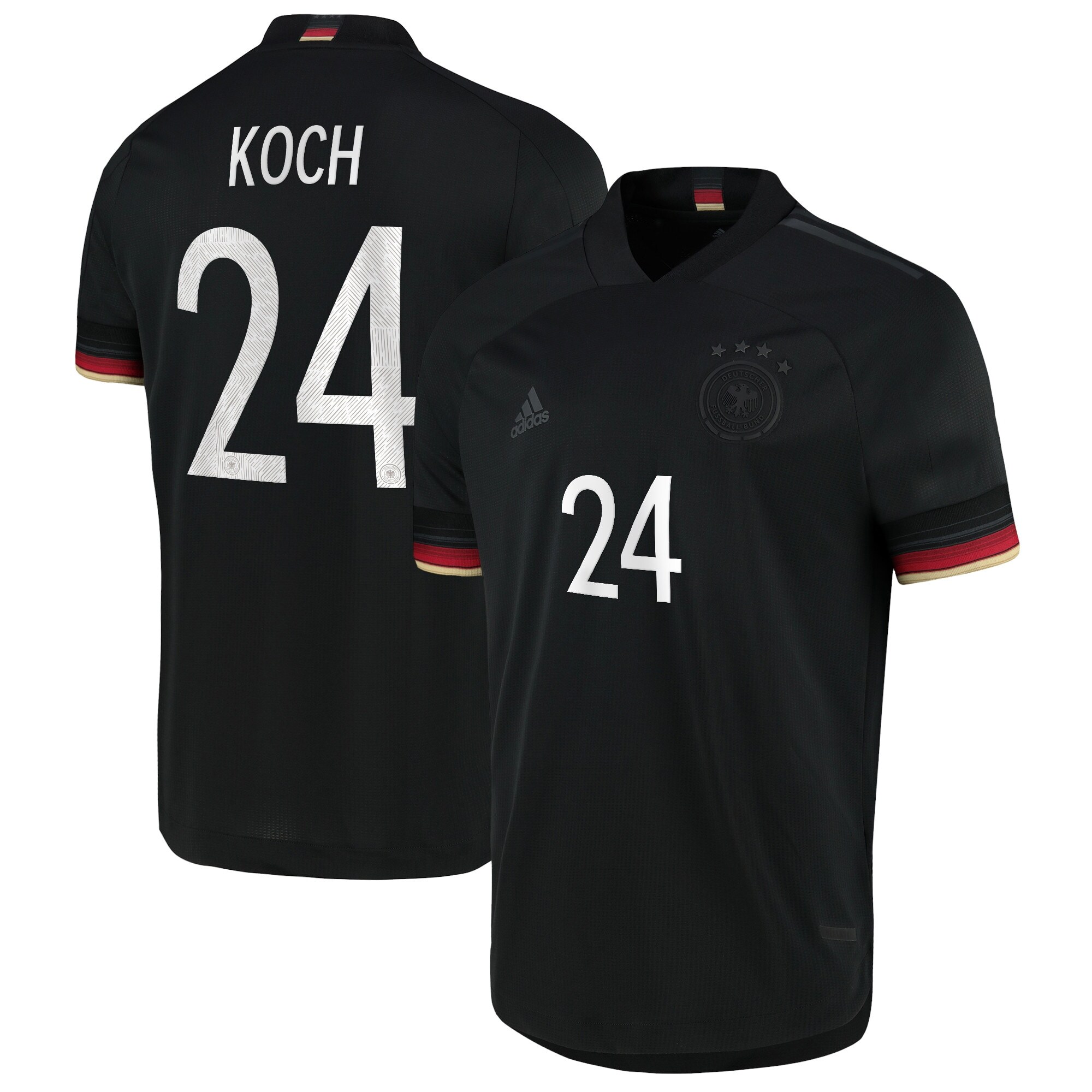 Germany Authentic Away Shirt 2021-22 with Koch 24 printing