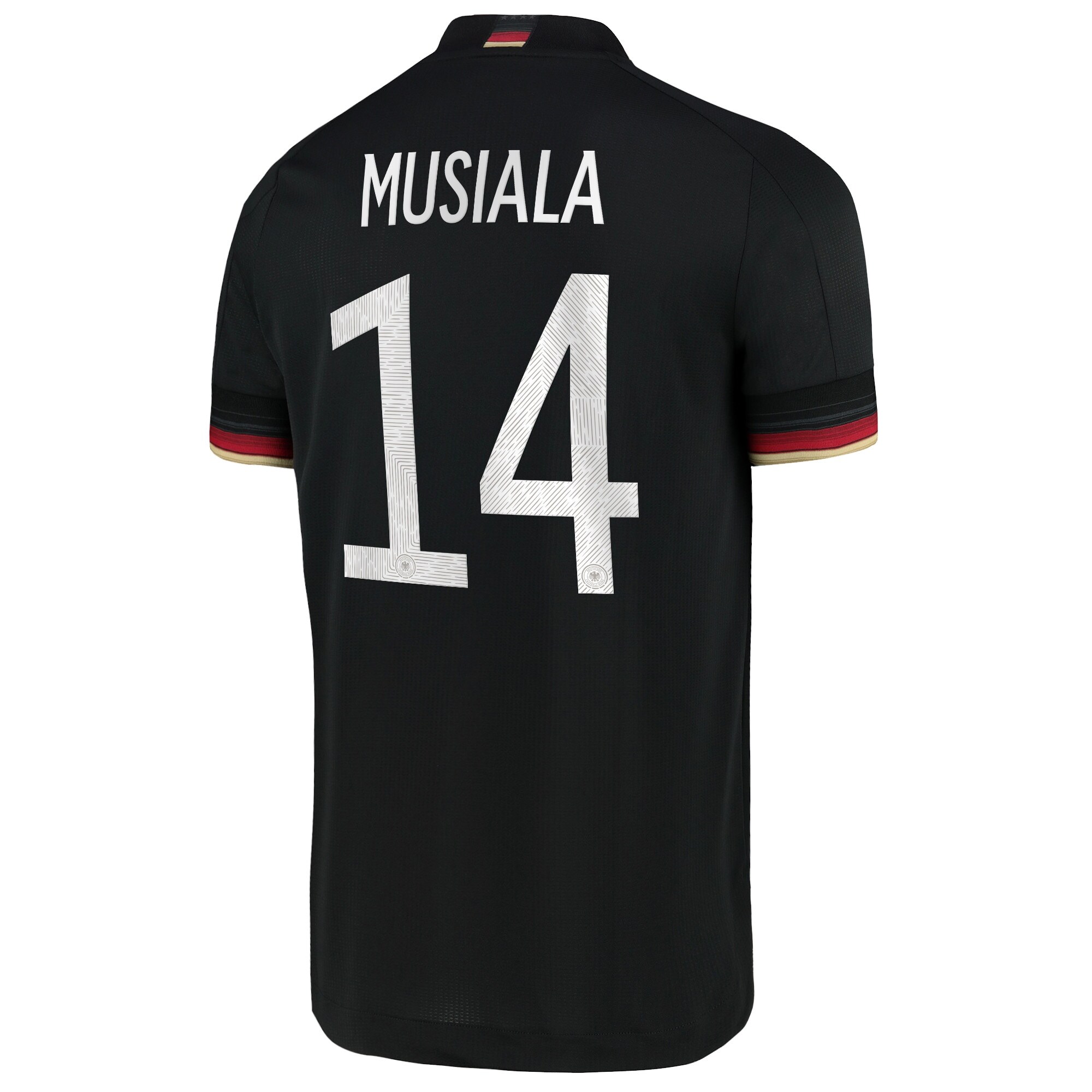 Germany Authentic Away Shirt 2021-22 with Musiala 14 printing