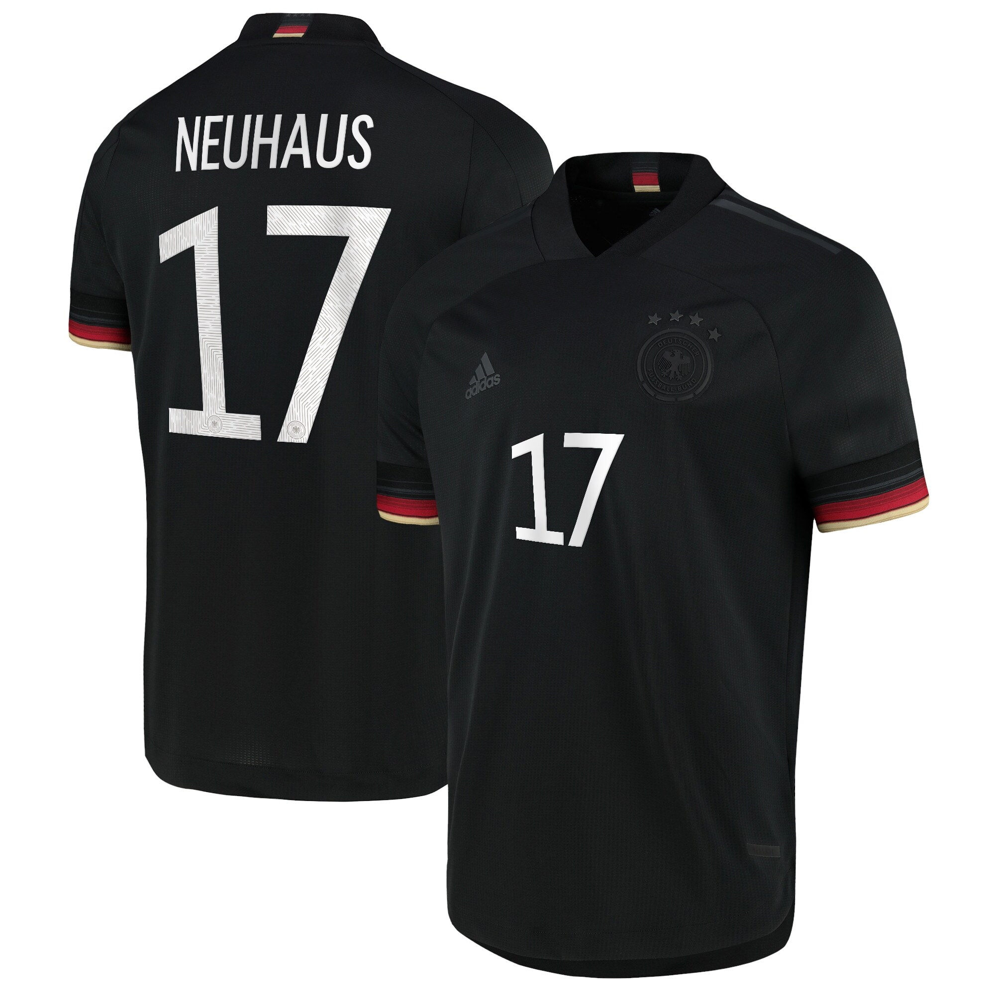 Germany Authentic Away Shirt 2021-22 with Neuhaus 17 printing