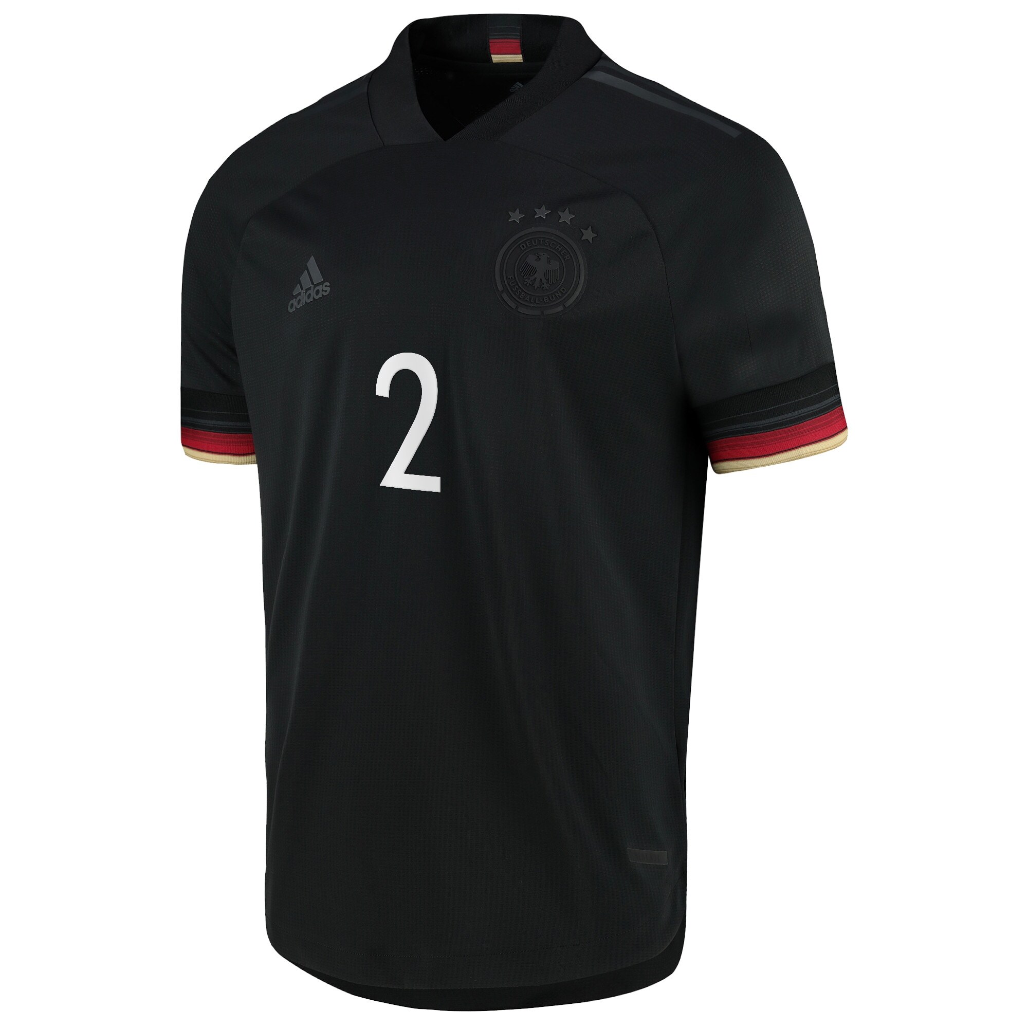 Germany Authentic Away Shirt 2021-22 with Rudiger 2 printing