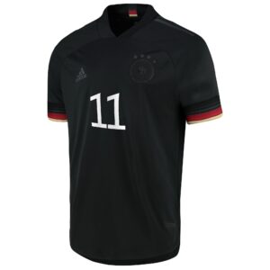 Germany Authentic Away Shirt 2021-22 with Werner 11 printing