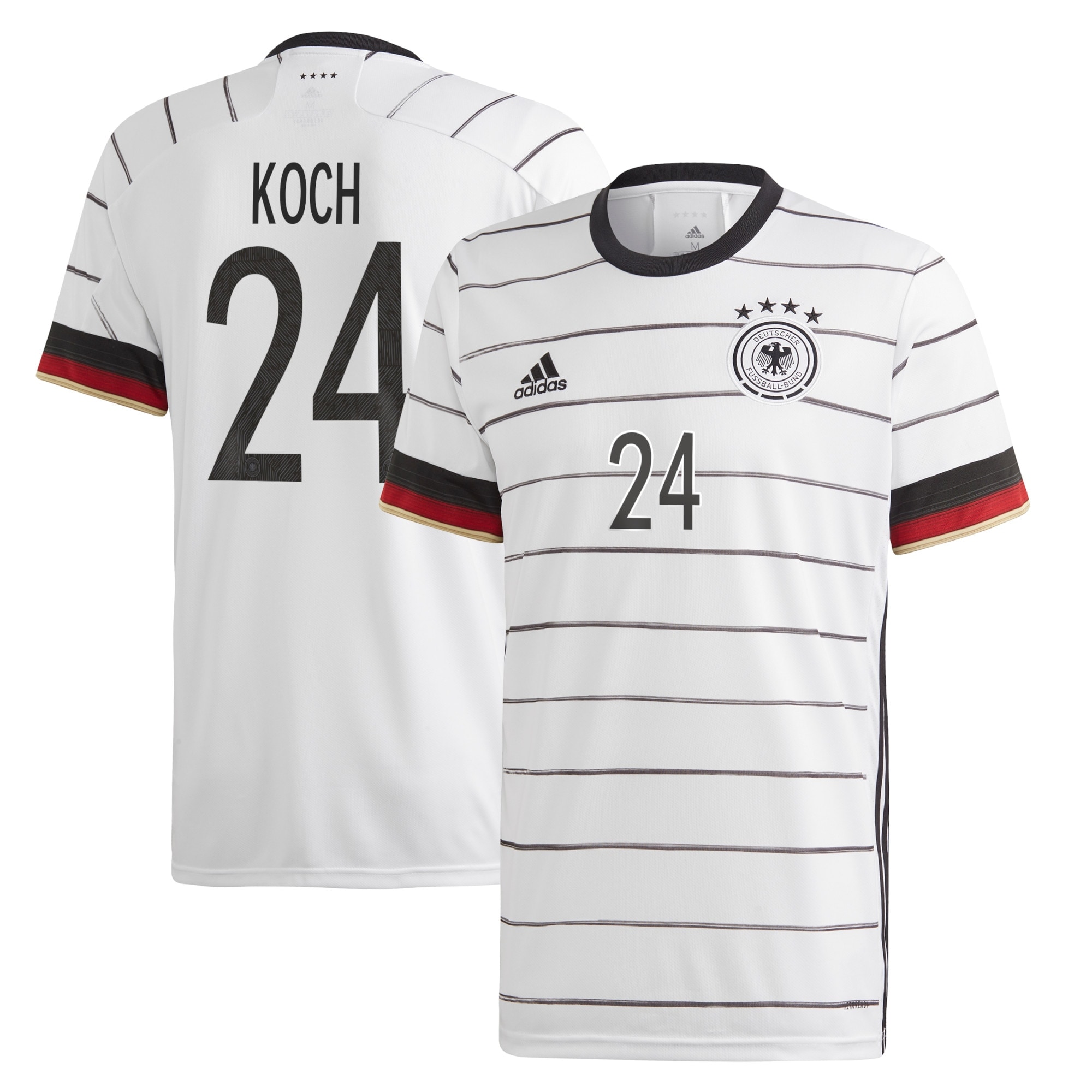 Germany Home Shirt 2019-21 with Koch 24 printing