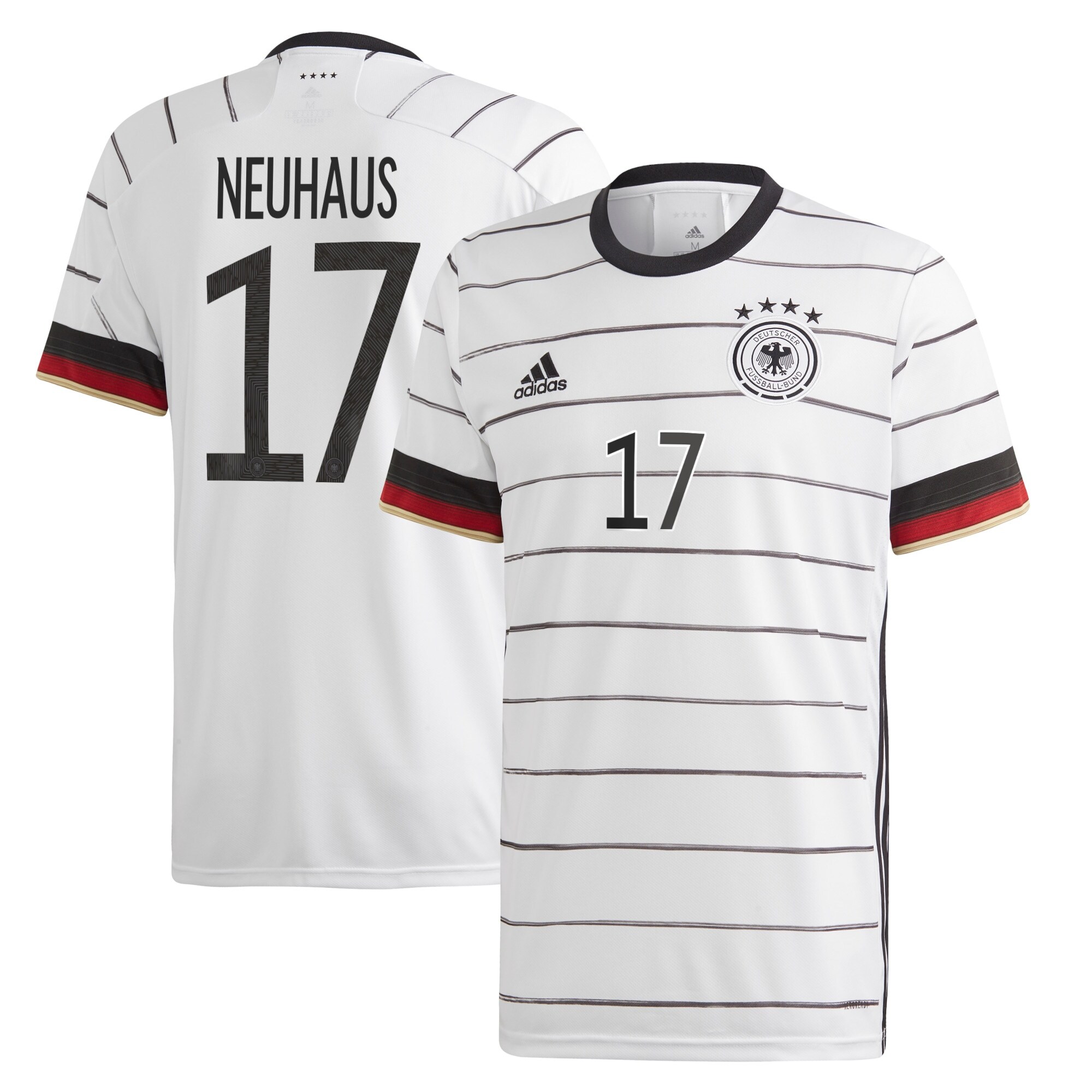 Germany Home Shirt 2019-21 with Neuhaus 17 printing