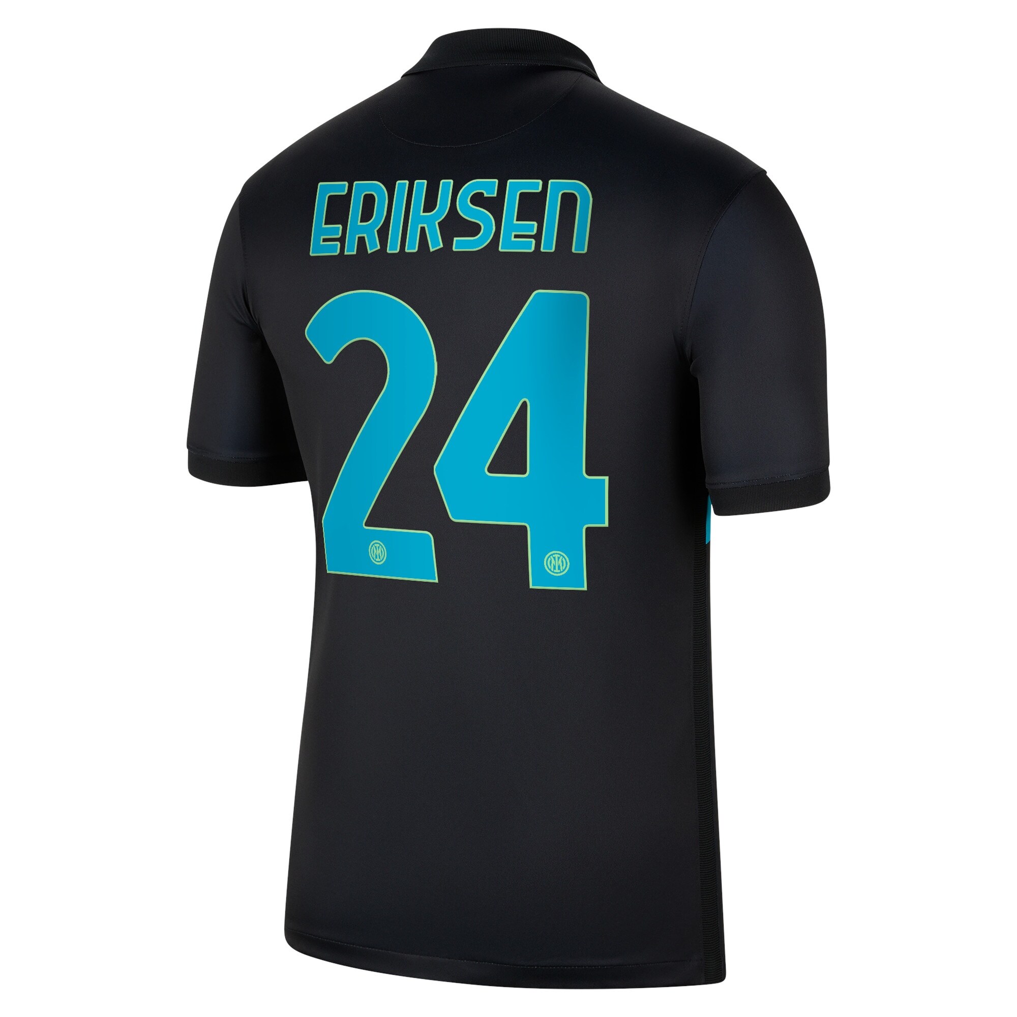 Inter Milan Third Stadium Shirt 2021-22 with Eriksen 24 printing
