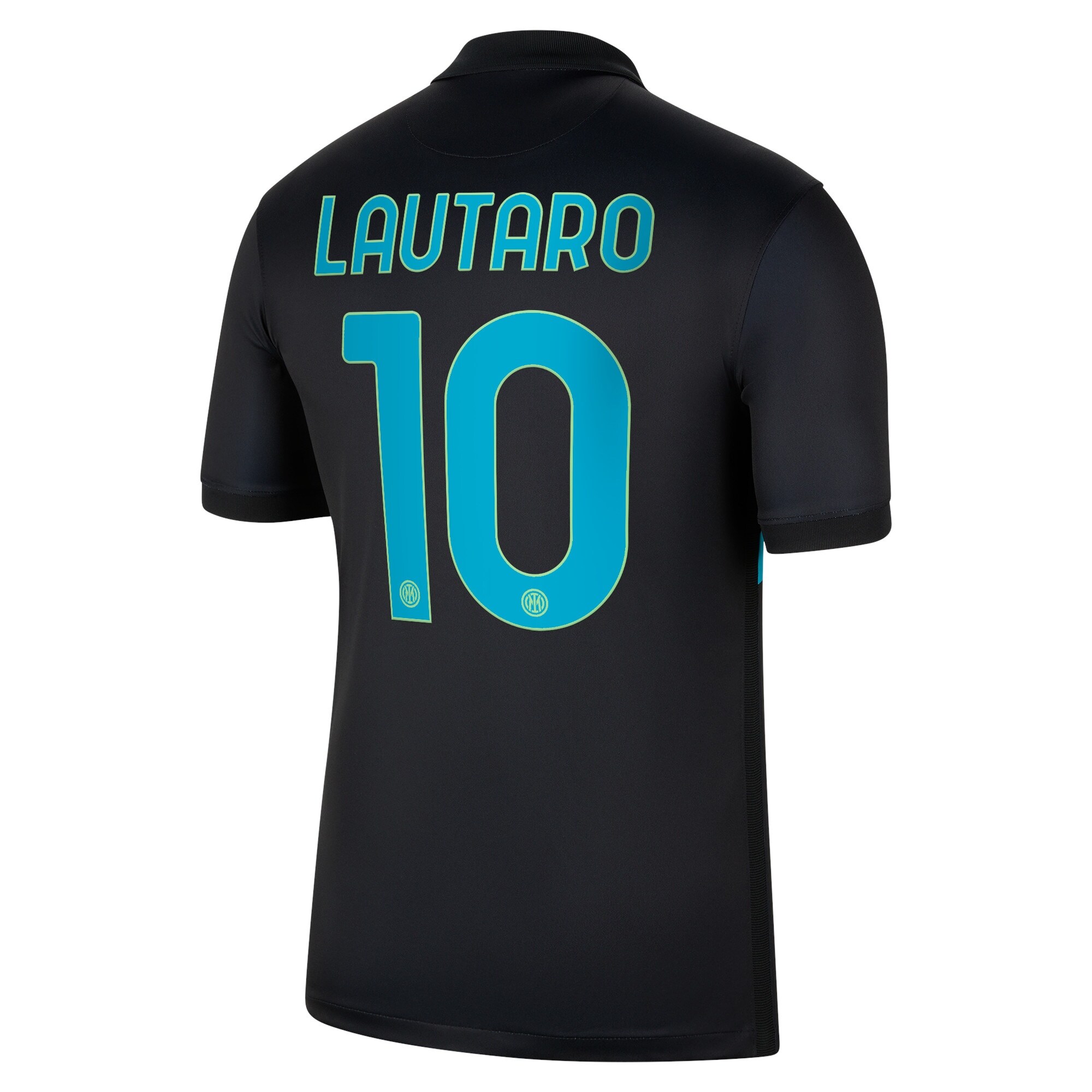 Inter Milan Third Stadium Shirt 2021-22 with Lautaro 10 printing