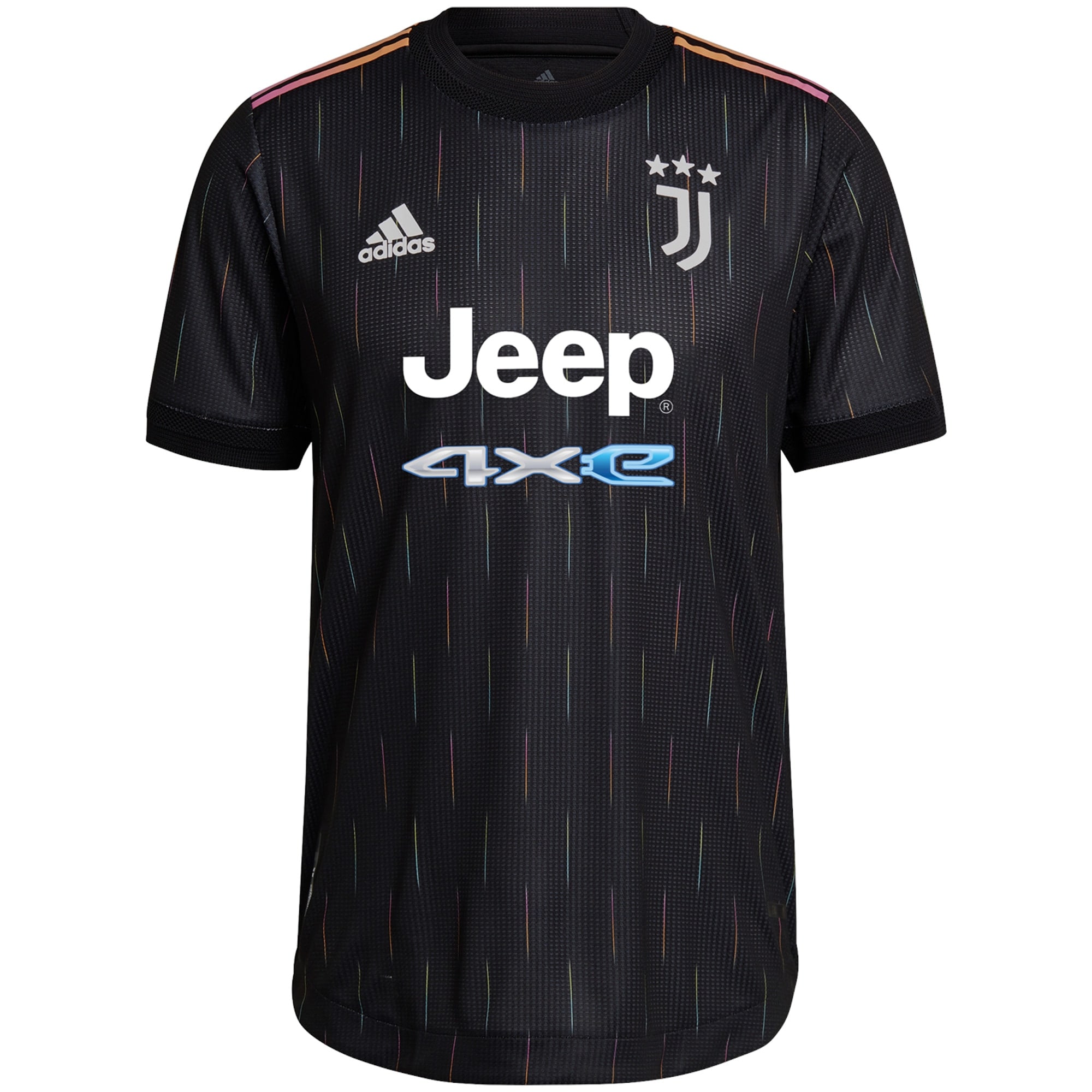 Juventus Away Authentic Shirt 2021-22 with De Ligt 4 printing