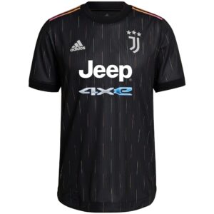 Juventus Away Authentic Shirt 2021-22 with Morata 9 printing