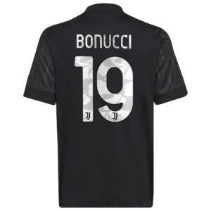 Juventus Away Shirt 2021-22 with Bonucci 19 printing
