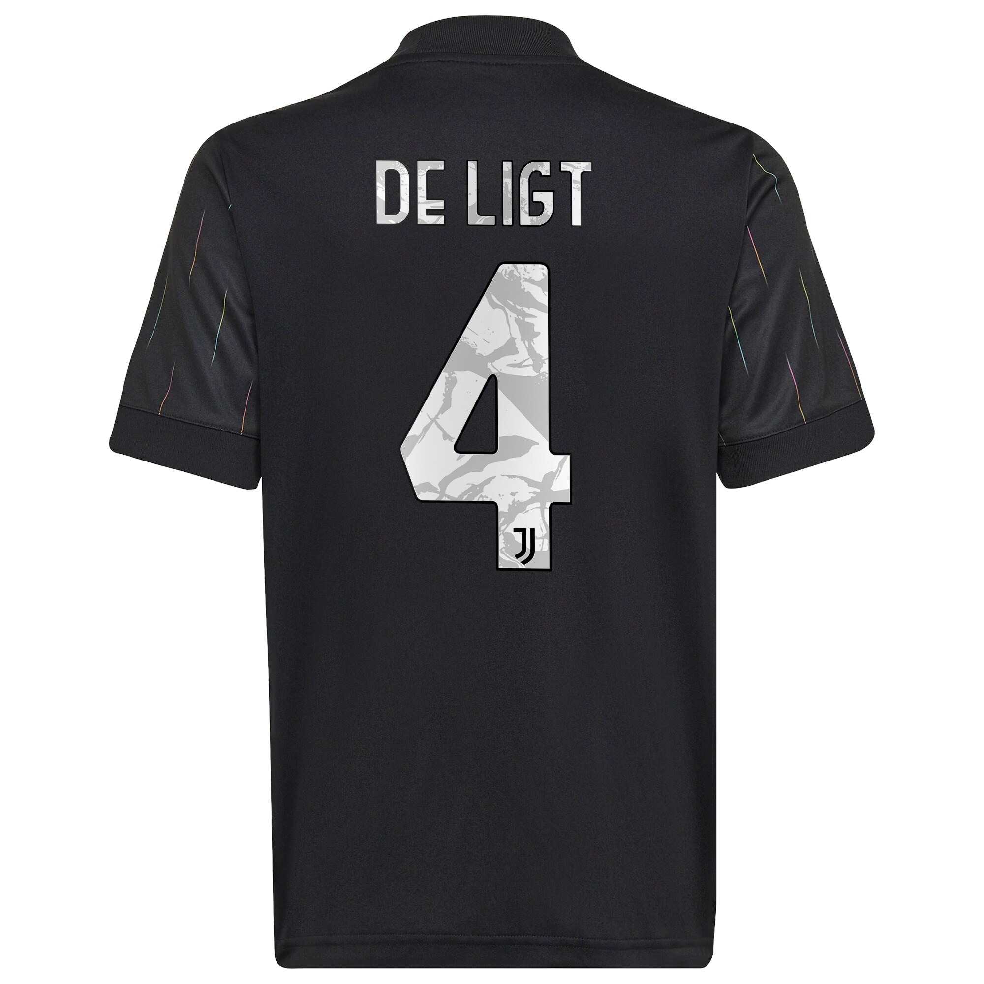Juventus Away Shirt 2021-22 with De Ligt 4 printing