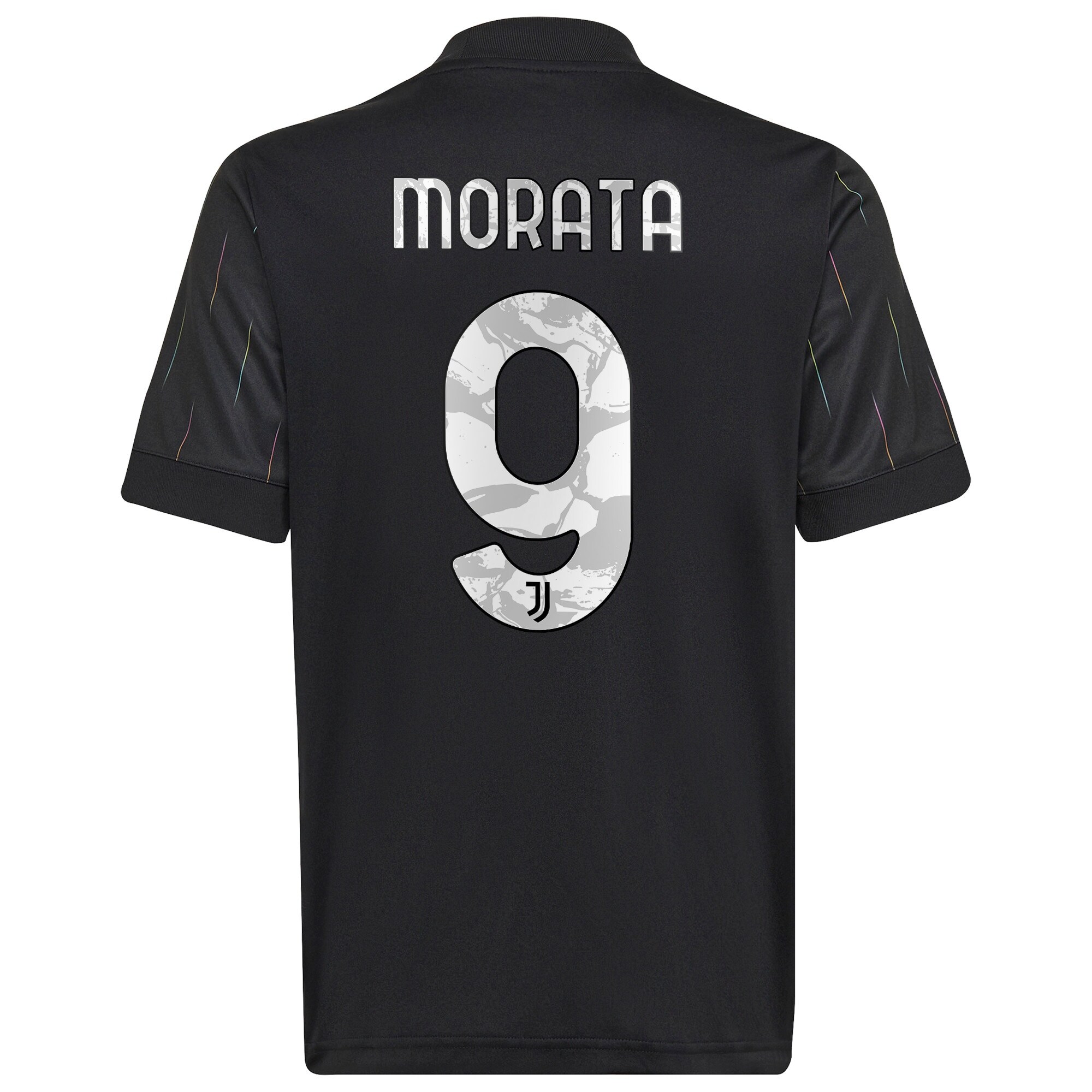 Juventus Away Shirt 2021-22 with Morata 9 printing