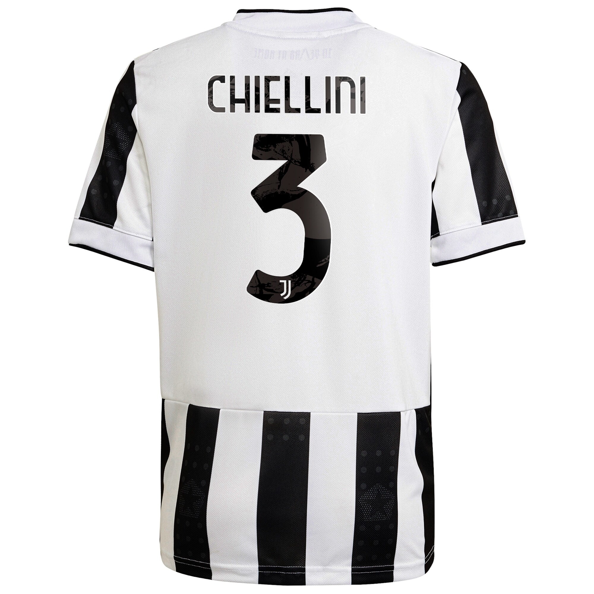 Juventus Home Authentic Shirt 2021-22 with Chiellini 3 printing
