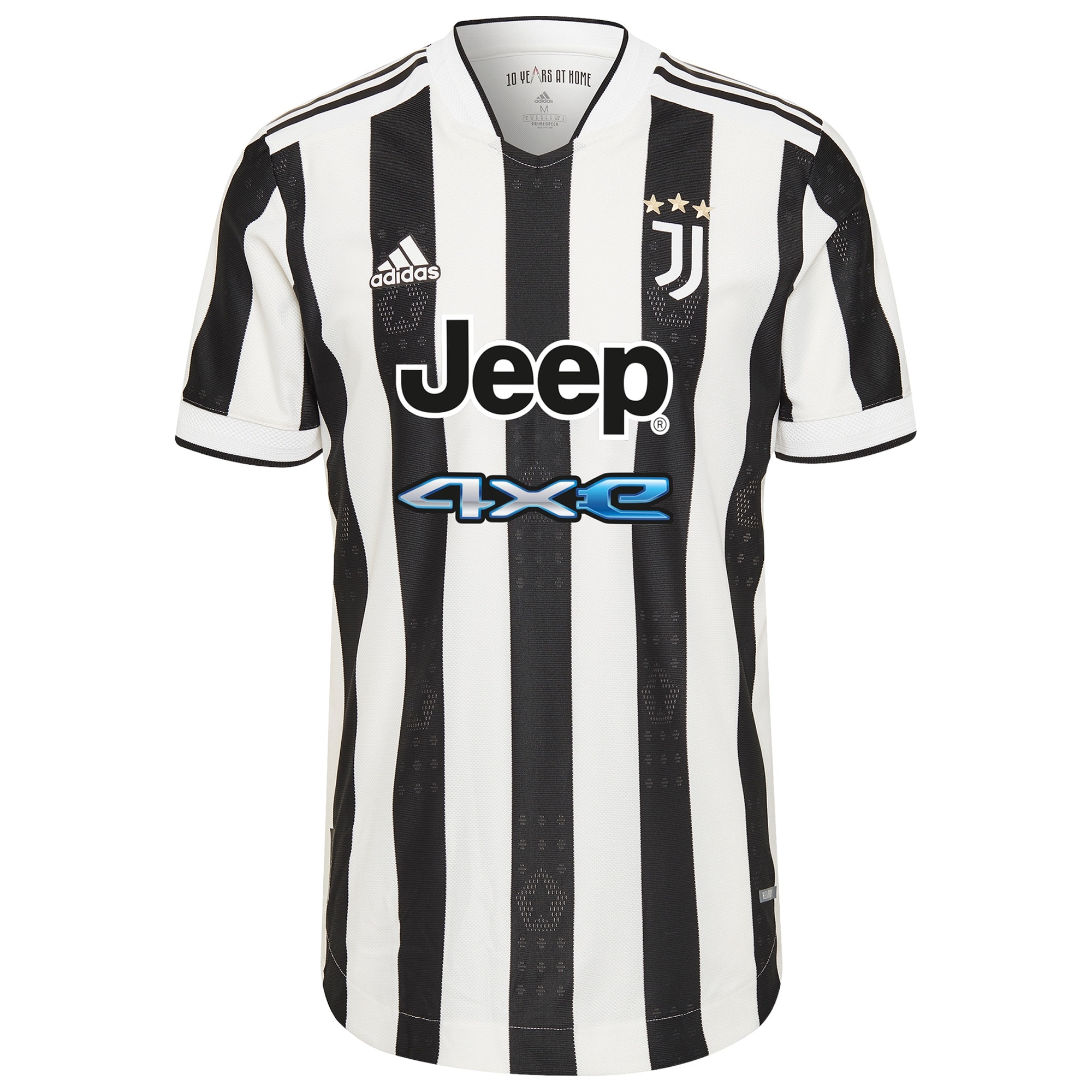Juventus Home Authentic Shirt 2021-22 with De Ligt 4 printing