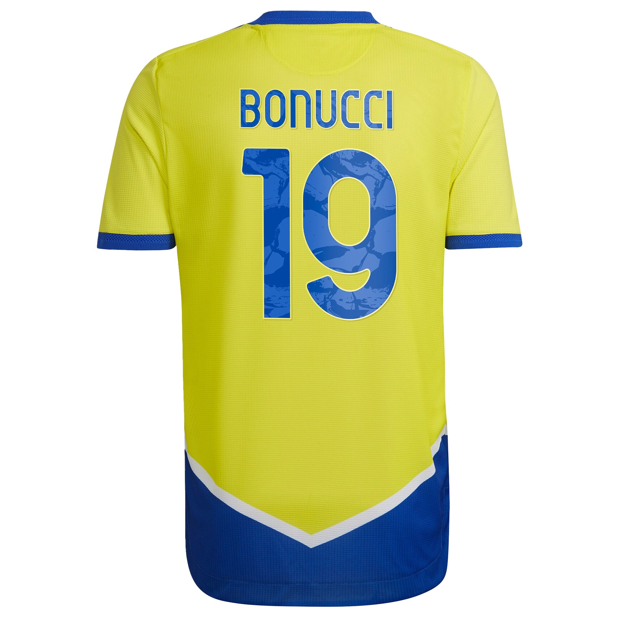 Juventus Third Authentic Shirt 2021-22 with Bonucci 19 printing