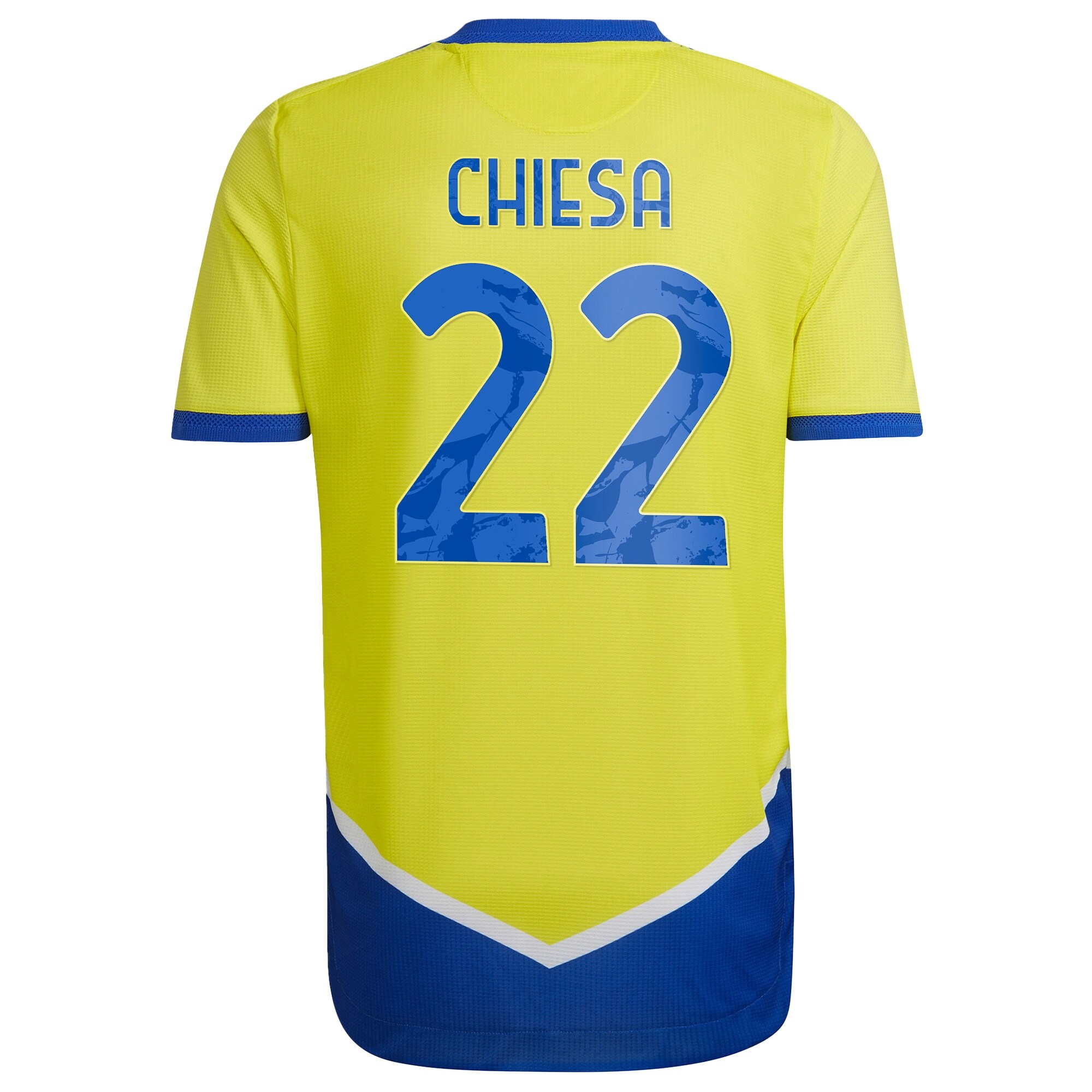 Juventus Third Authentic Shirt 2021-22 with Chiesa 22 printing
