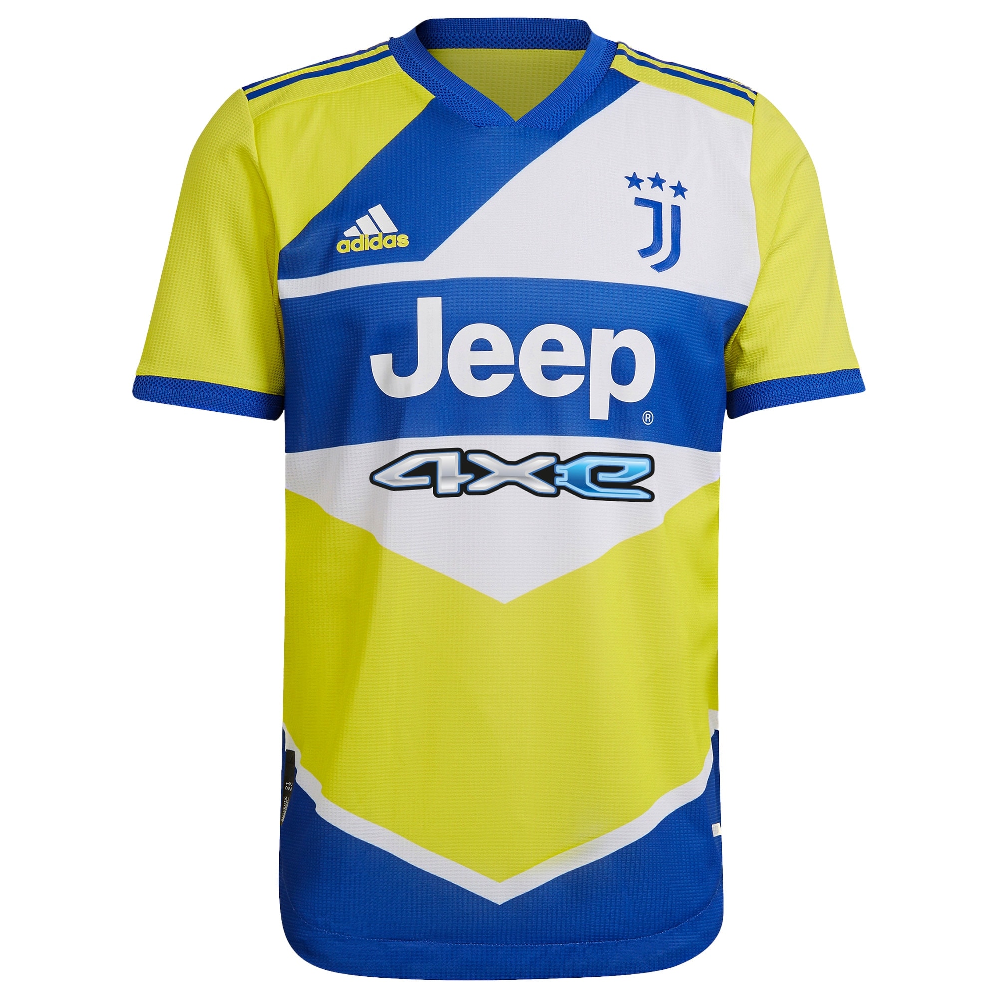 Juventus Third Authentic Shirt 2021-22 with De Ligt 4 printing