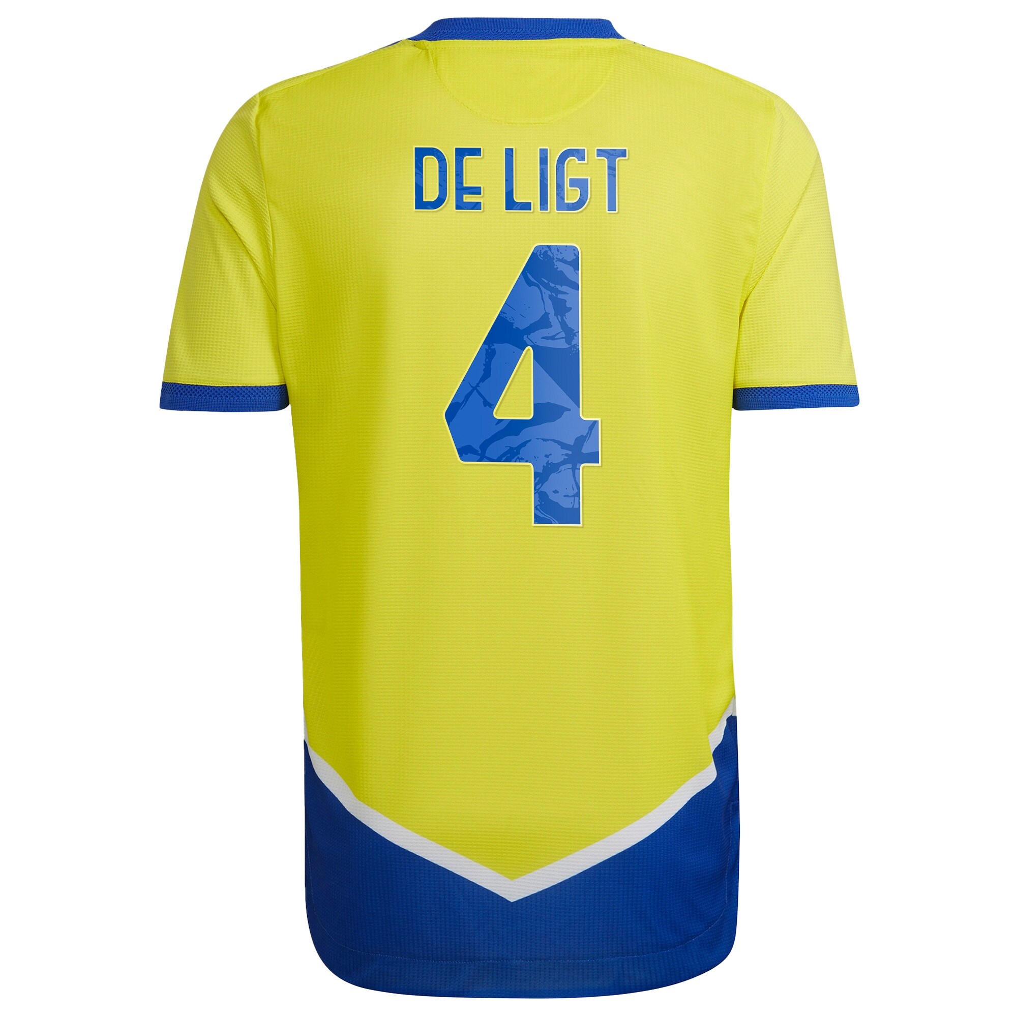 Juventus Third Authentic Shirt 2021-22 with De Ligt 4 printing