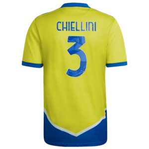 Juventus Third Shirt 2021-22 with Chiellini 3 printing