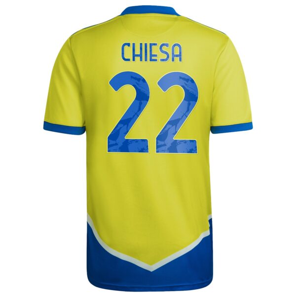 Juventus Third Shirt 2021-22 with Chiesa 22 printing
